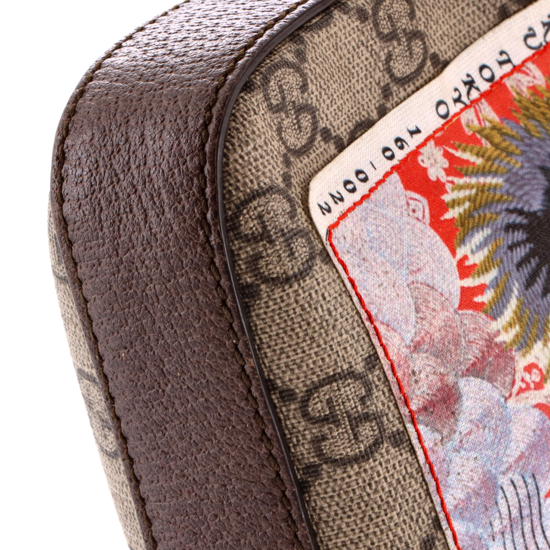 Courrier Zip Messenger GG Coated Canvas with Applique Medium