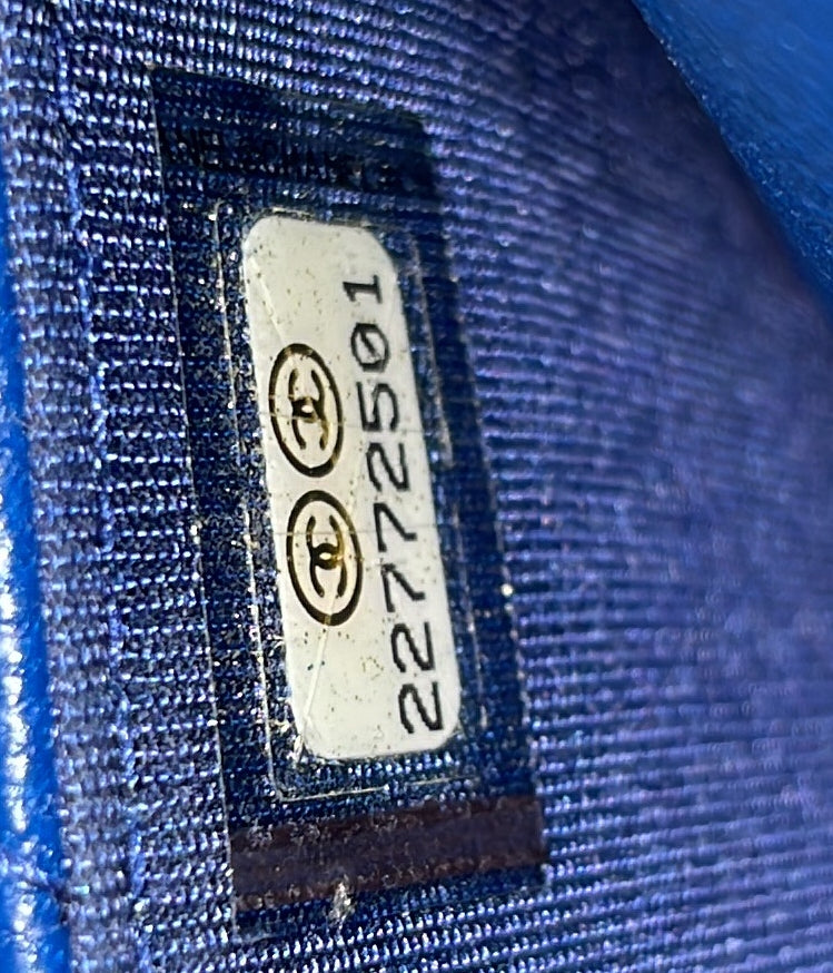 Boy Wallet on Chain Quilted Caviar
