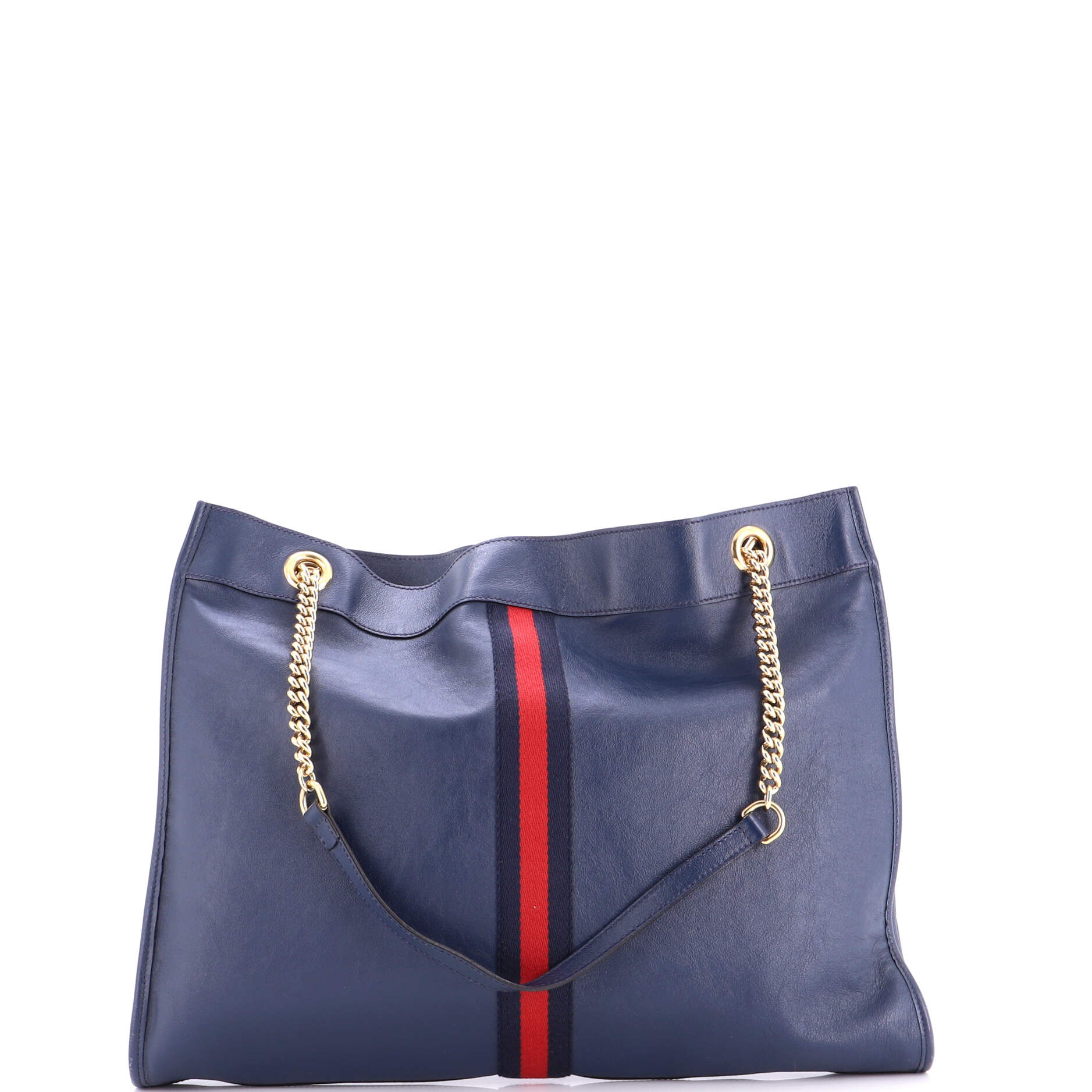 Rajah Chain Tote Leather Large