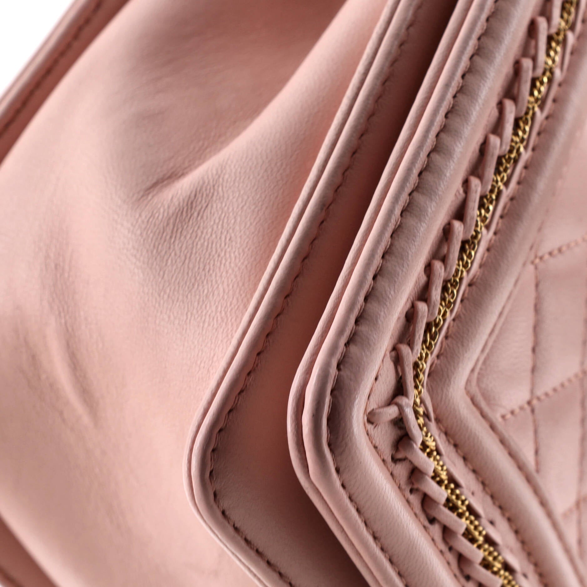 Boy Flap Bag Quilted Lambskin with Chain Detail Old Medium