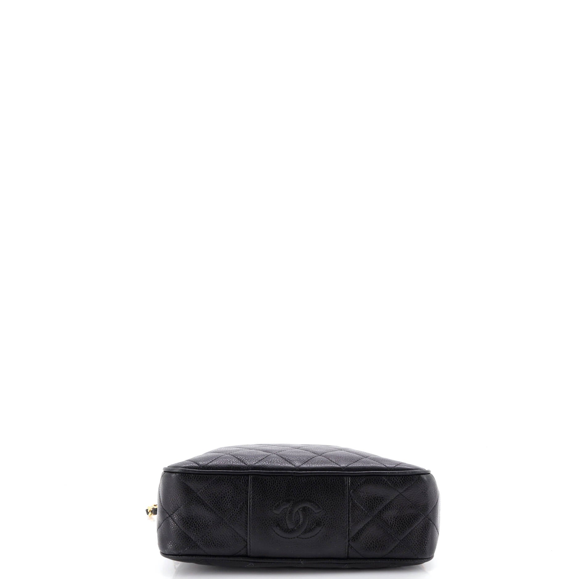 Vintage Chain Camera Bag Quilted Caviar Medium