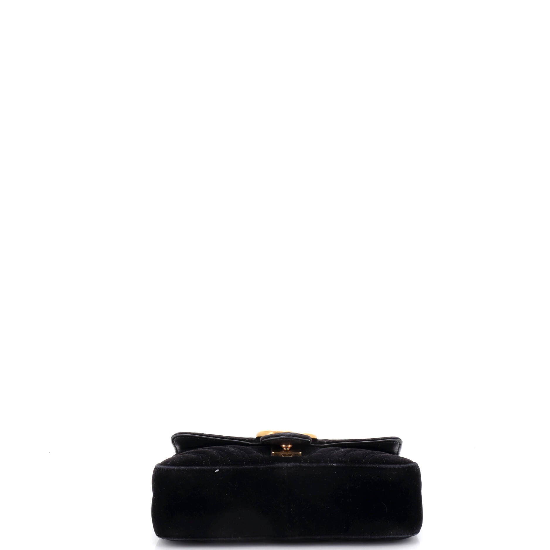 GG Marmont Flap Bag Matelasse Velvet Mini