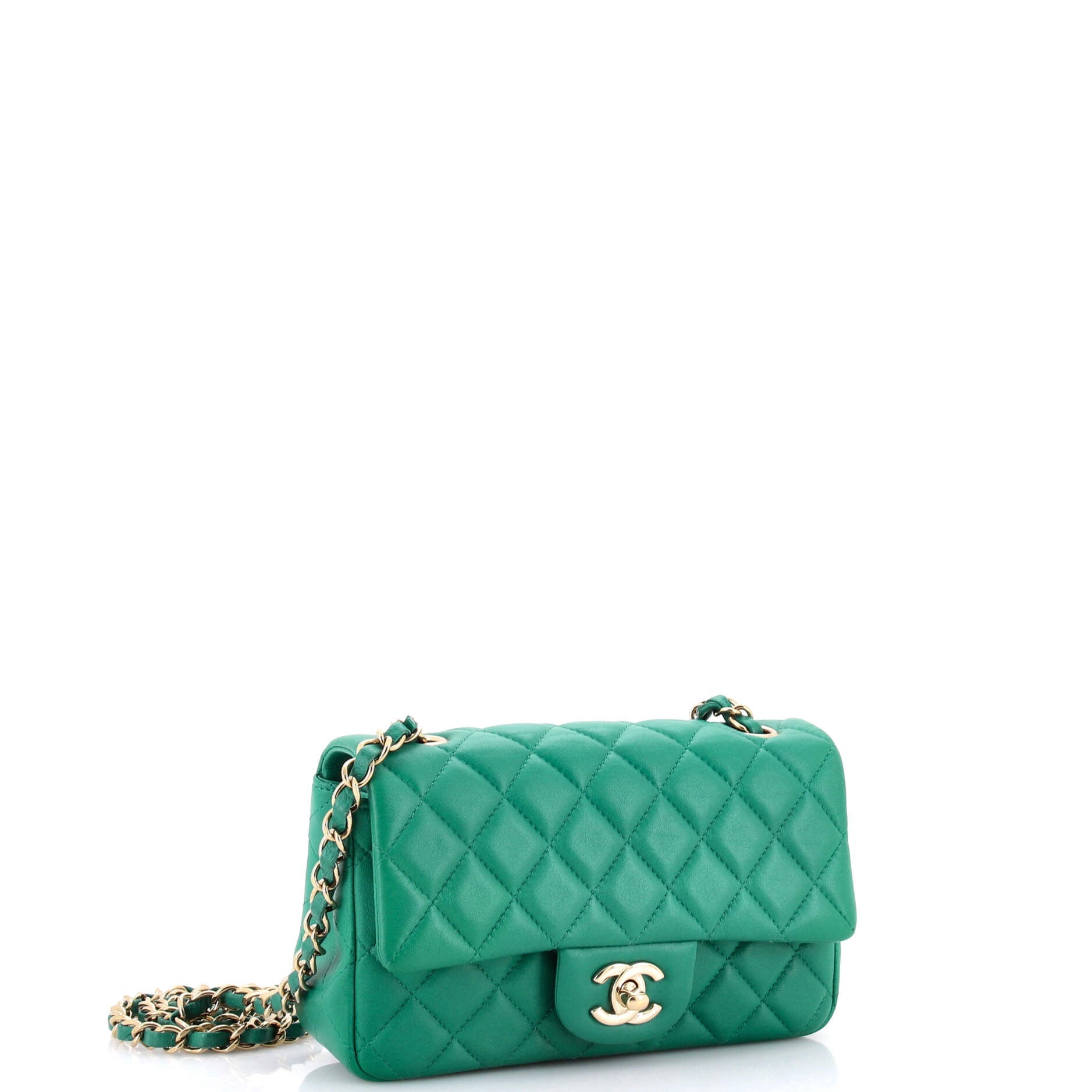 Classic Single Flap Bag Quilted Lambskin Mini
