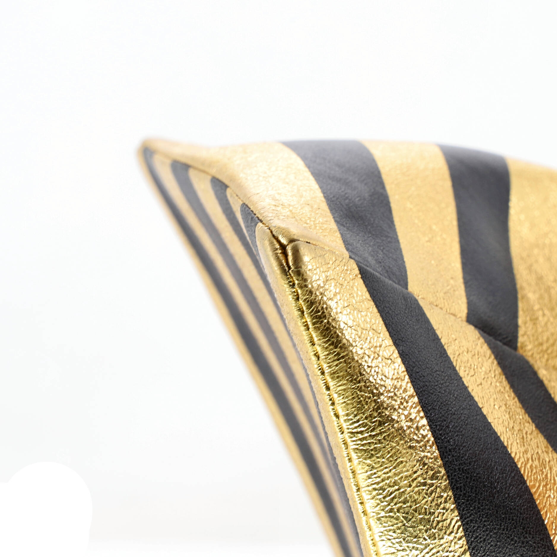 Kheops Pyramid Bag Striped Lambskin