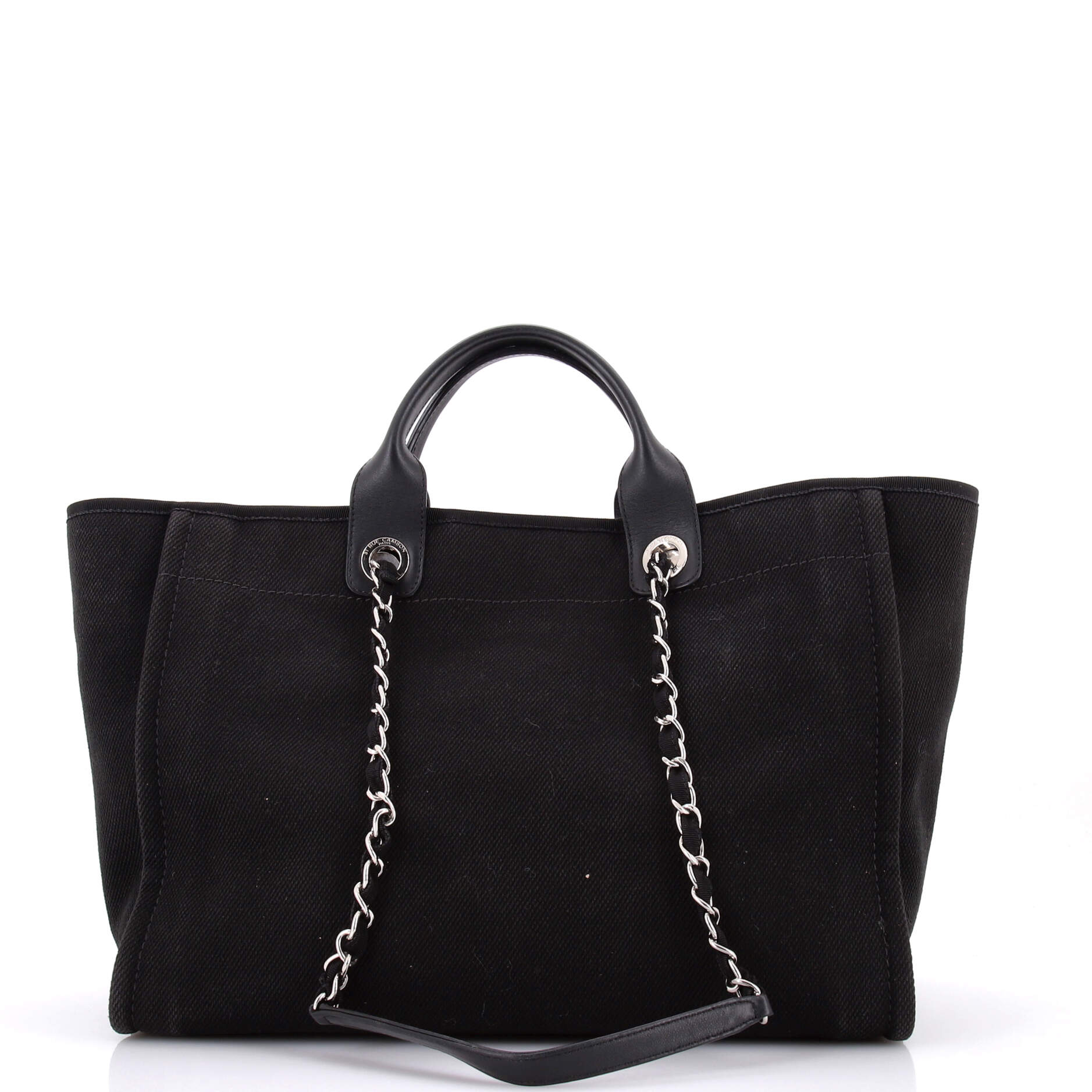Deauville Tote Pearl Embellished Canvas Medium