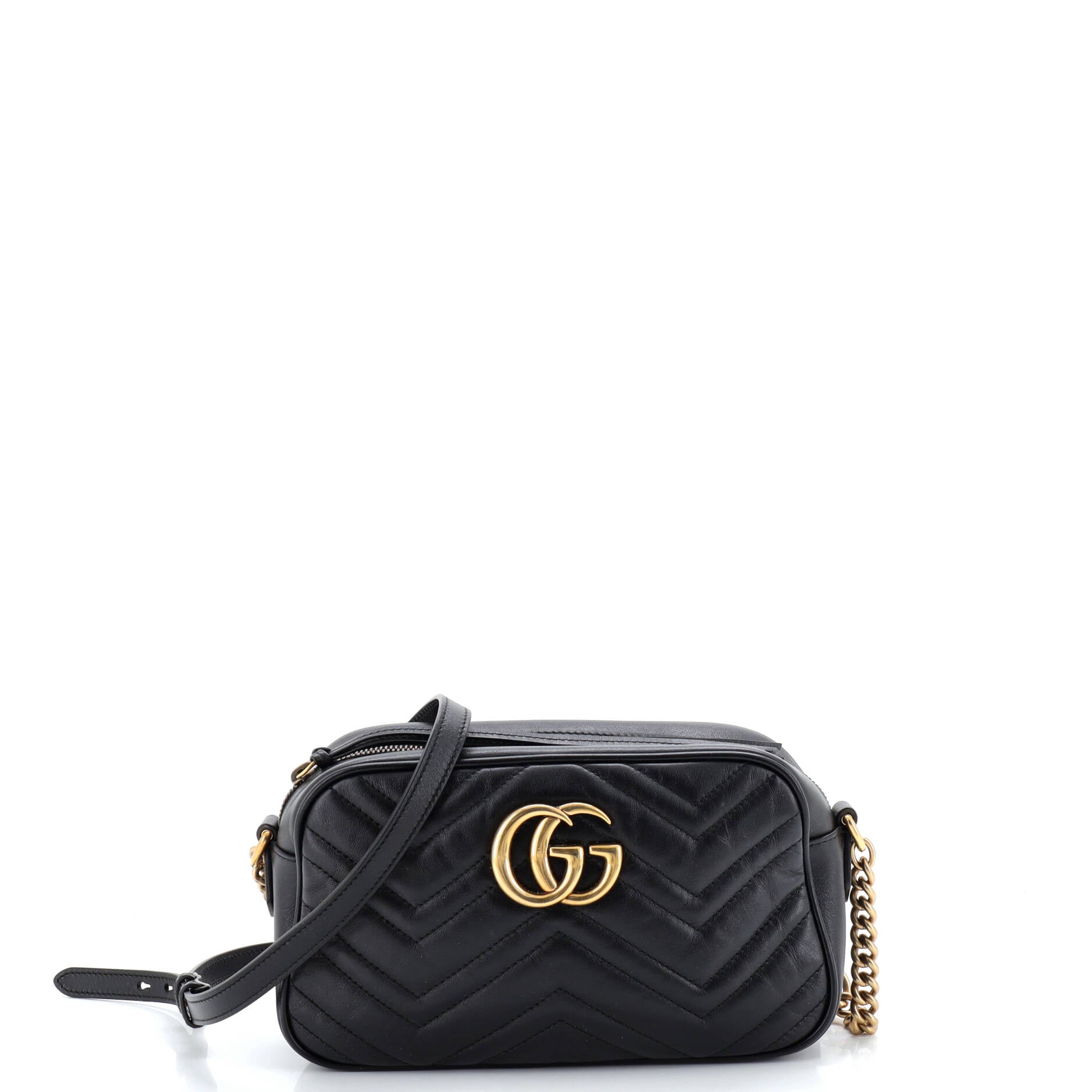 GG Marmont Shoulder Bag Matelasse Leather Small