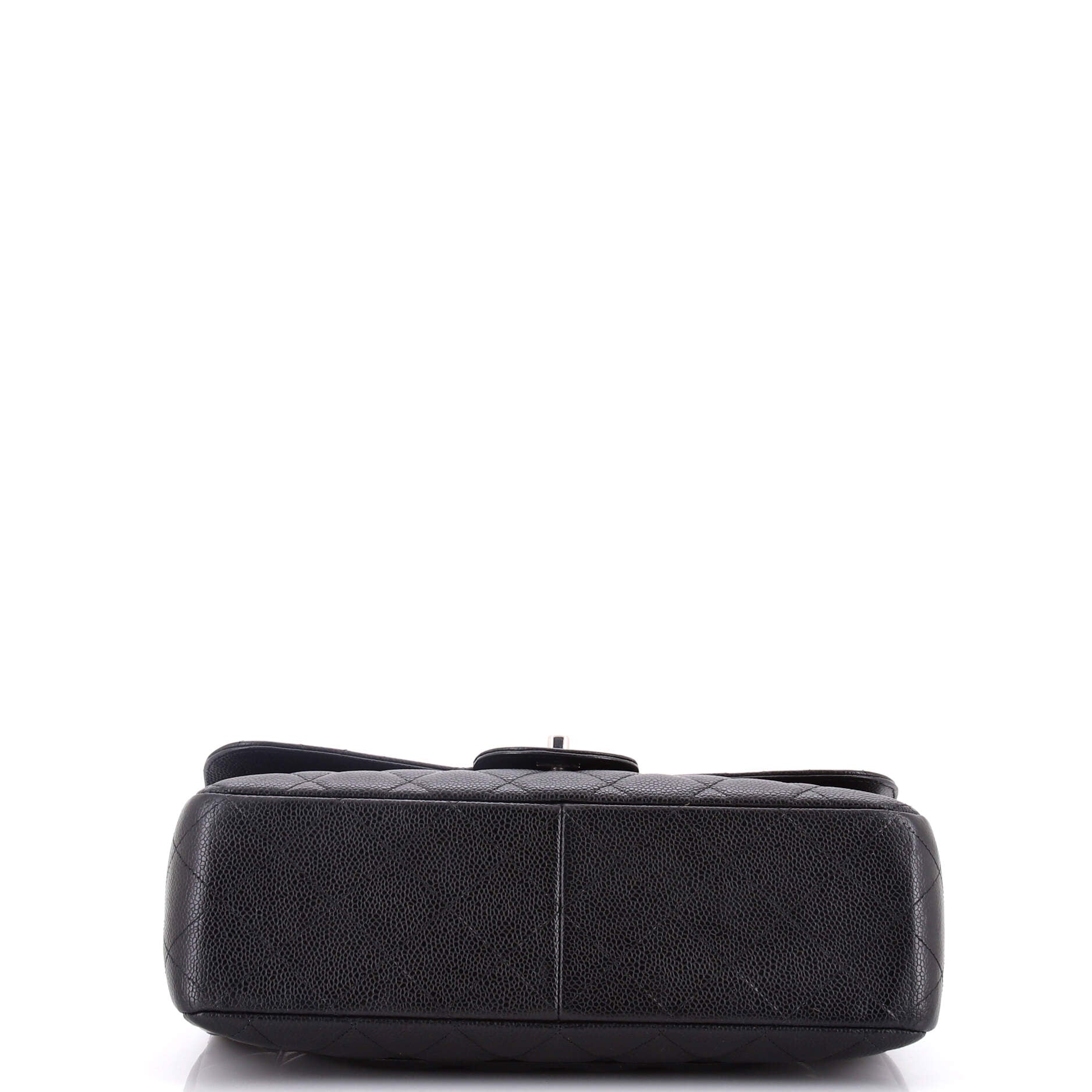 Vintage Classic Single Flap Bag Quilted Caviar Jumbo