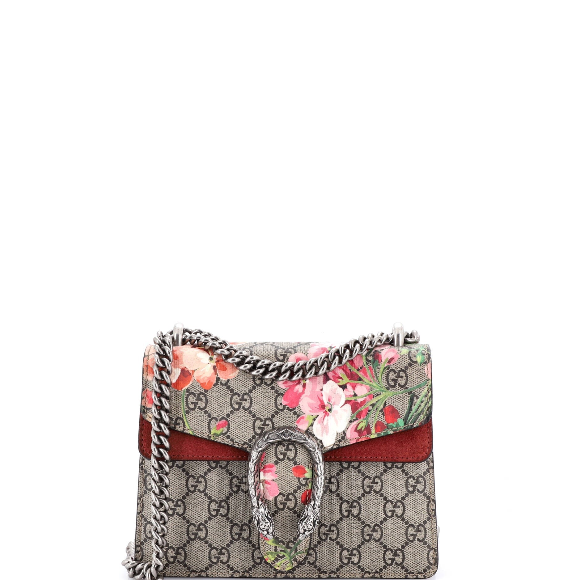 Dionysus Bag Blooms Print GG Coated Canvas Mini