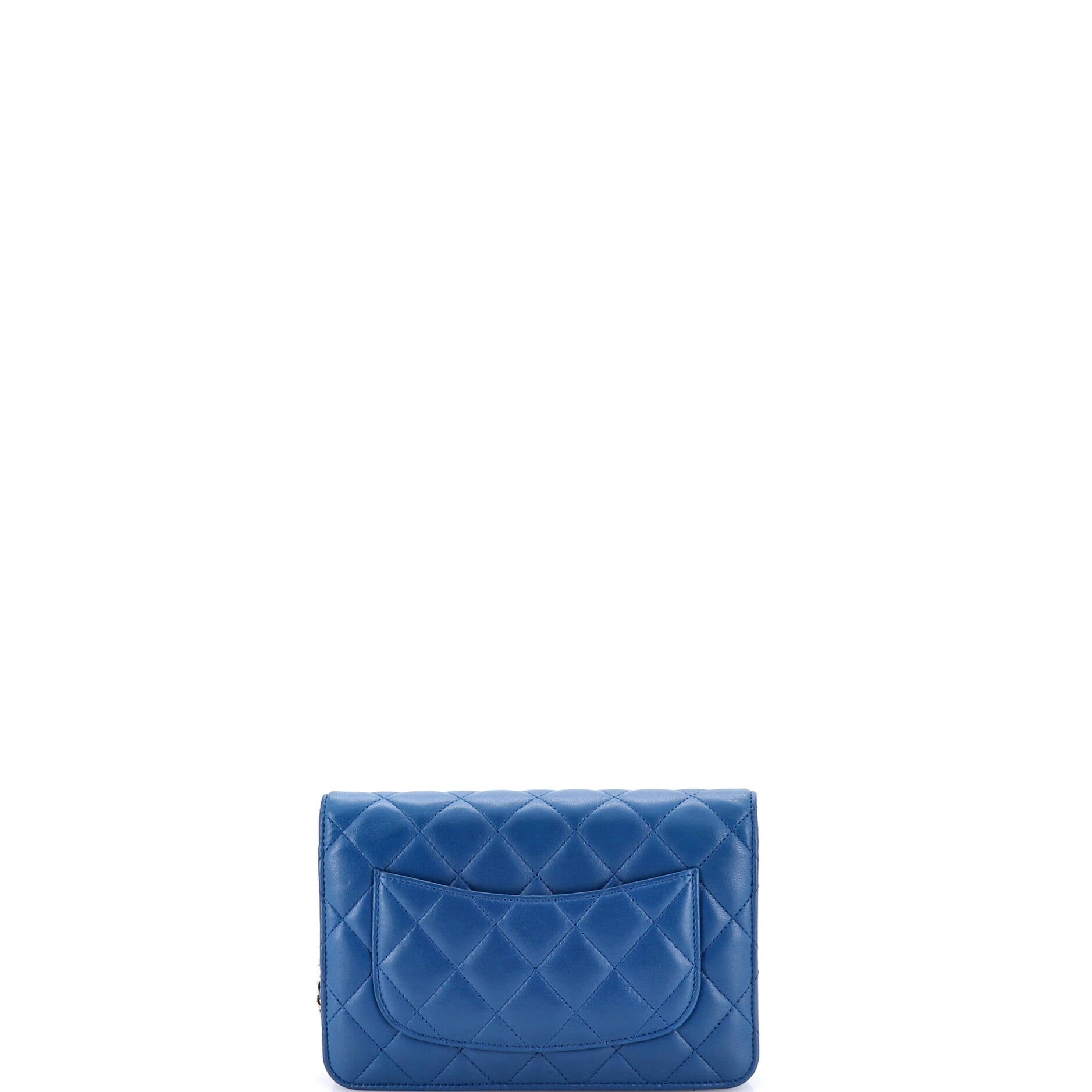 Wallet on Chain Quilted Lambskin