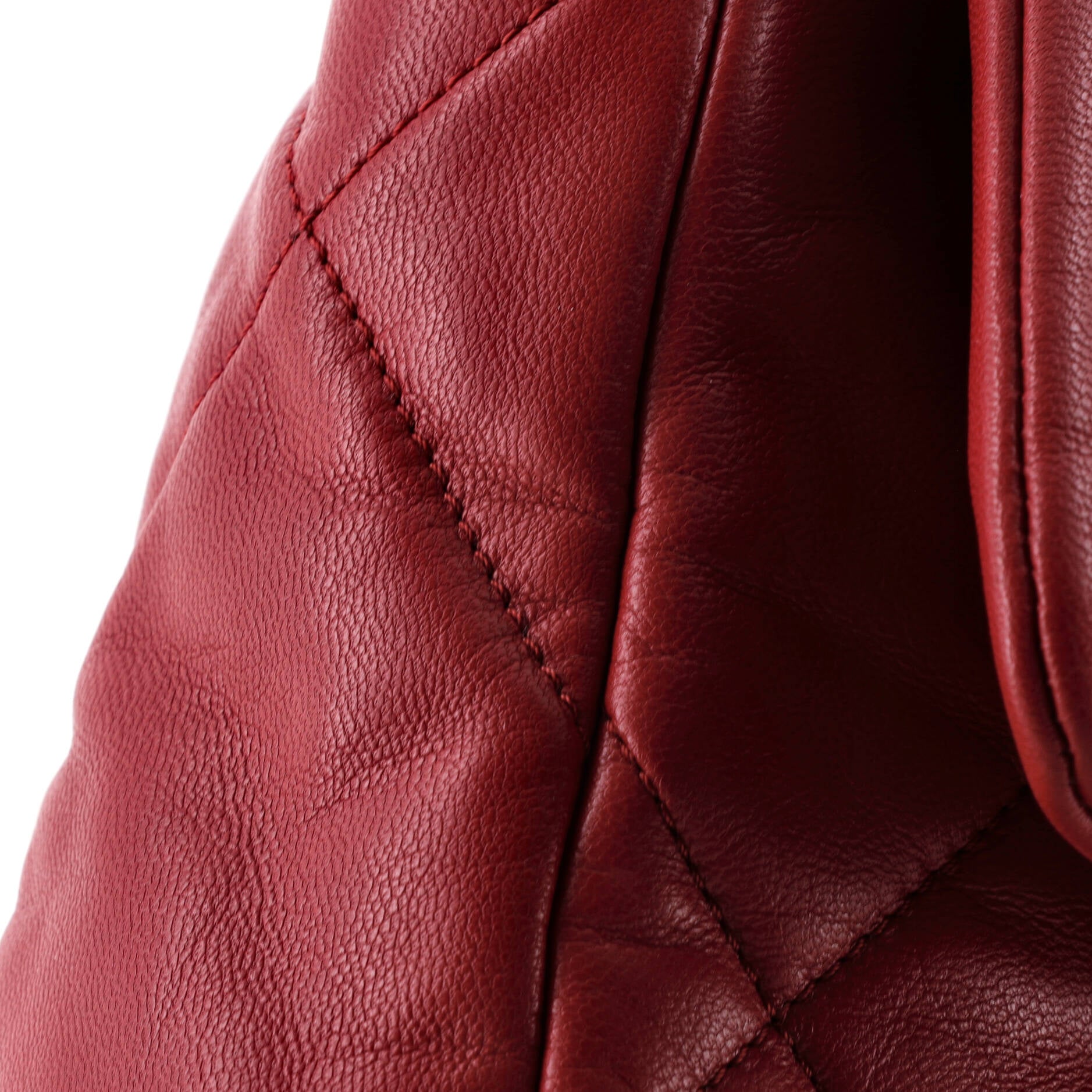 19 Flap Bag Quilted Leather Medium