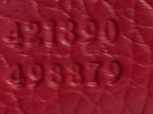 GG Marmont Top Handle Bag Leather Small