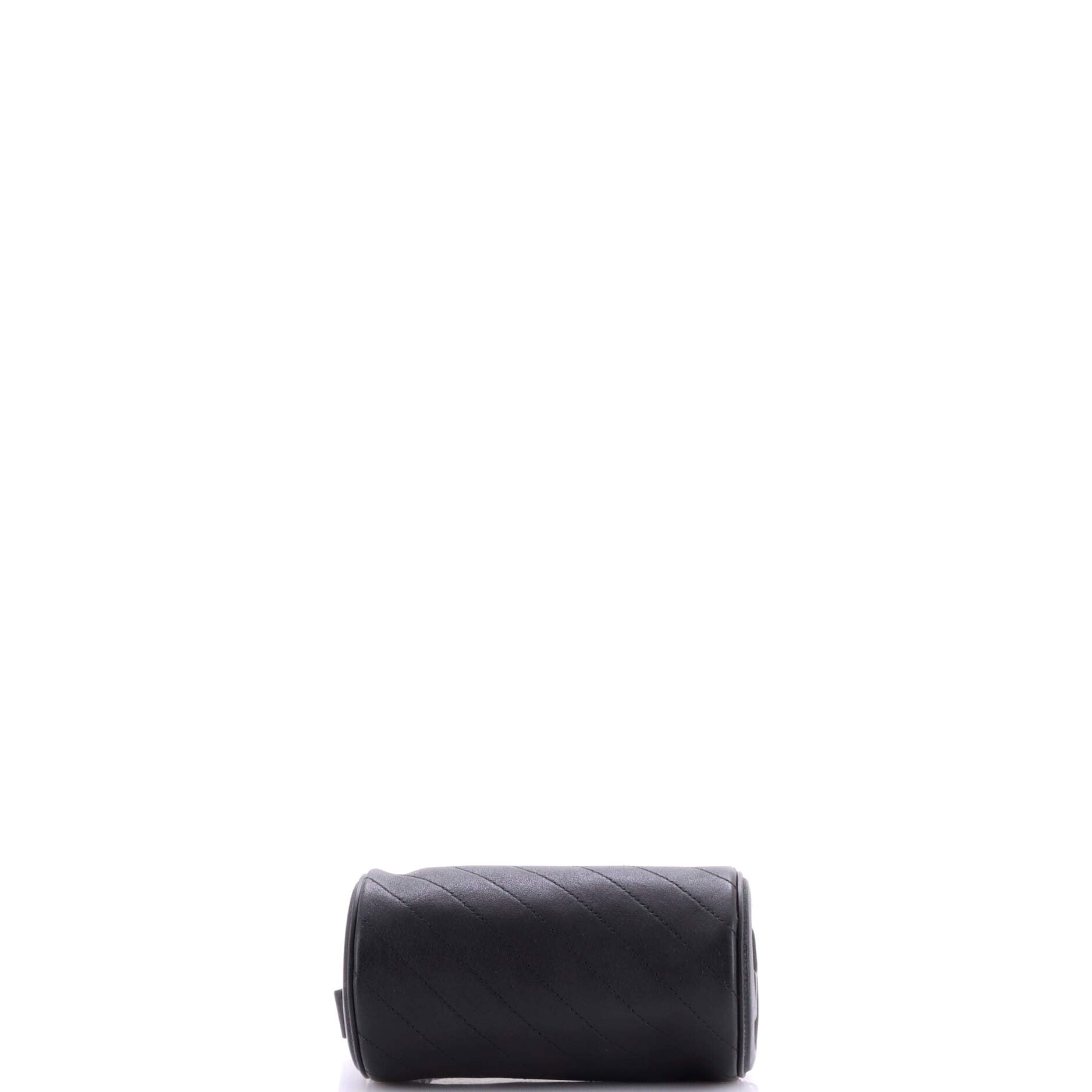 Blondie Shoulder Bag Diagonal Quilted Leather Mini