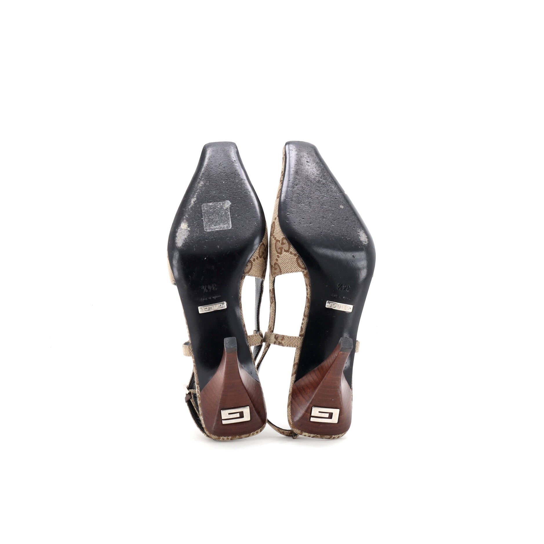 Women's Aria Slingback Pumps GG Canvas