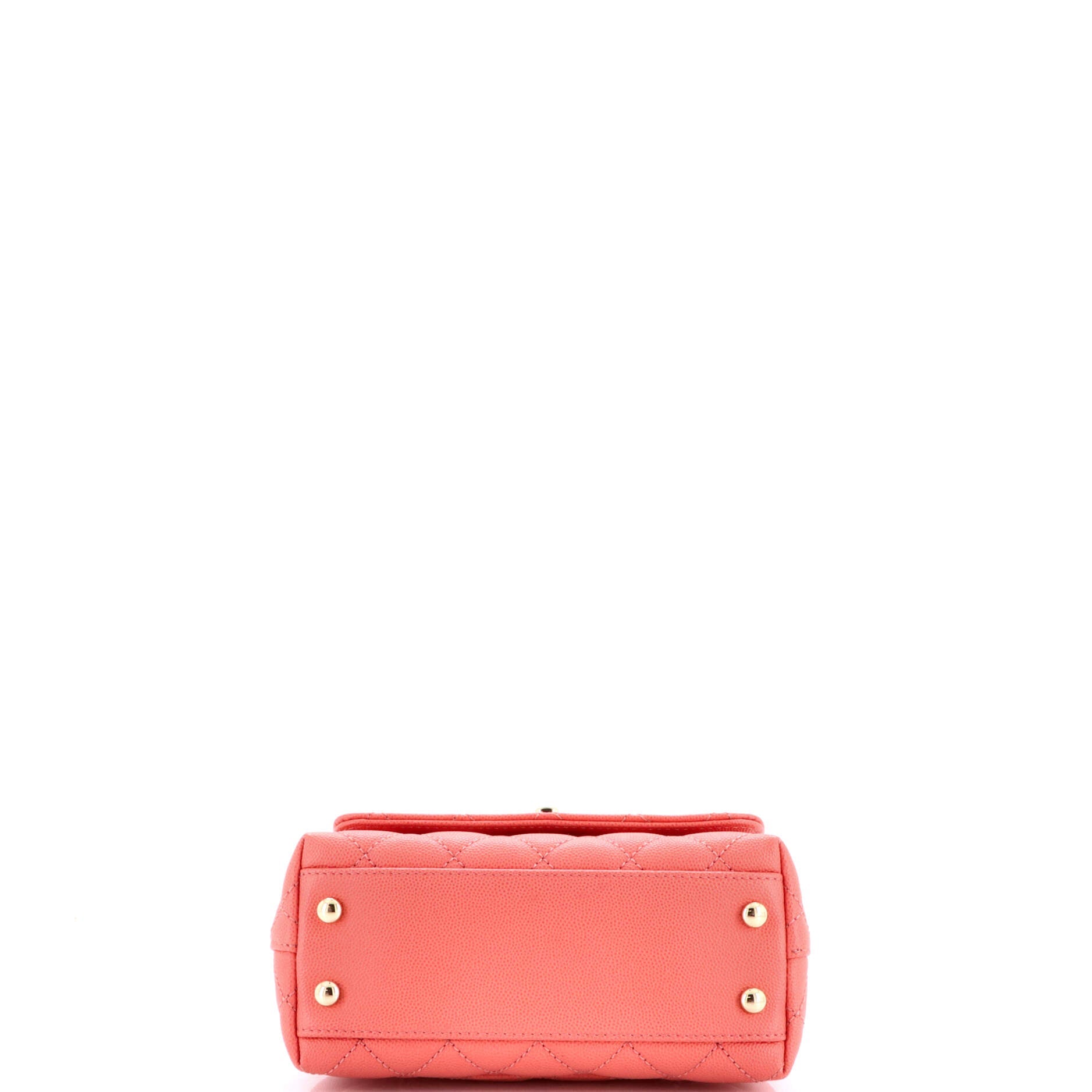 Coco Top Handle Bag Quilted Caviar Extra Mini