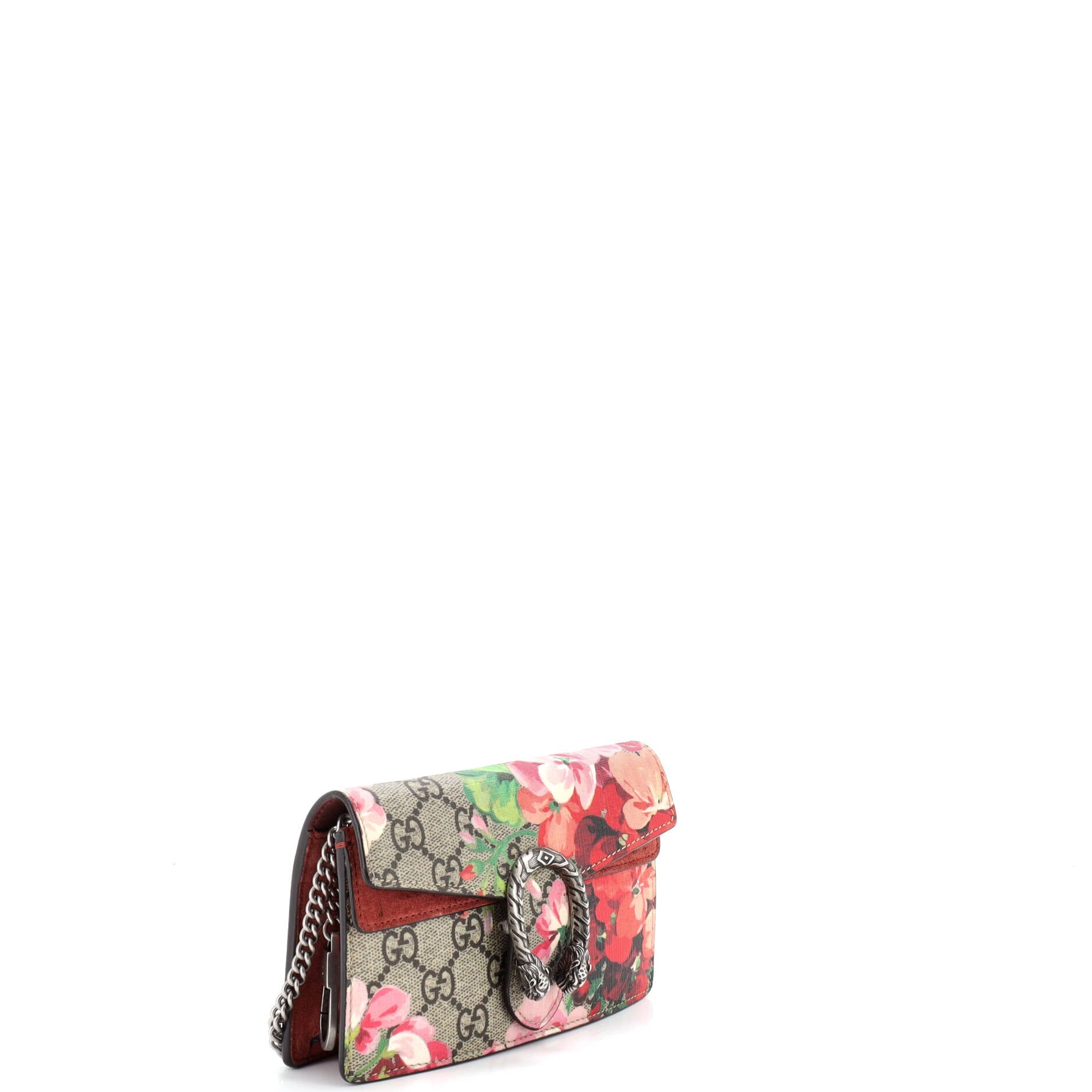 Dionysus Bag Blooms Print GG Coated Canvas Super Mini