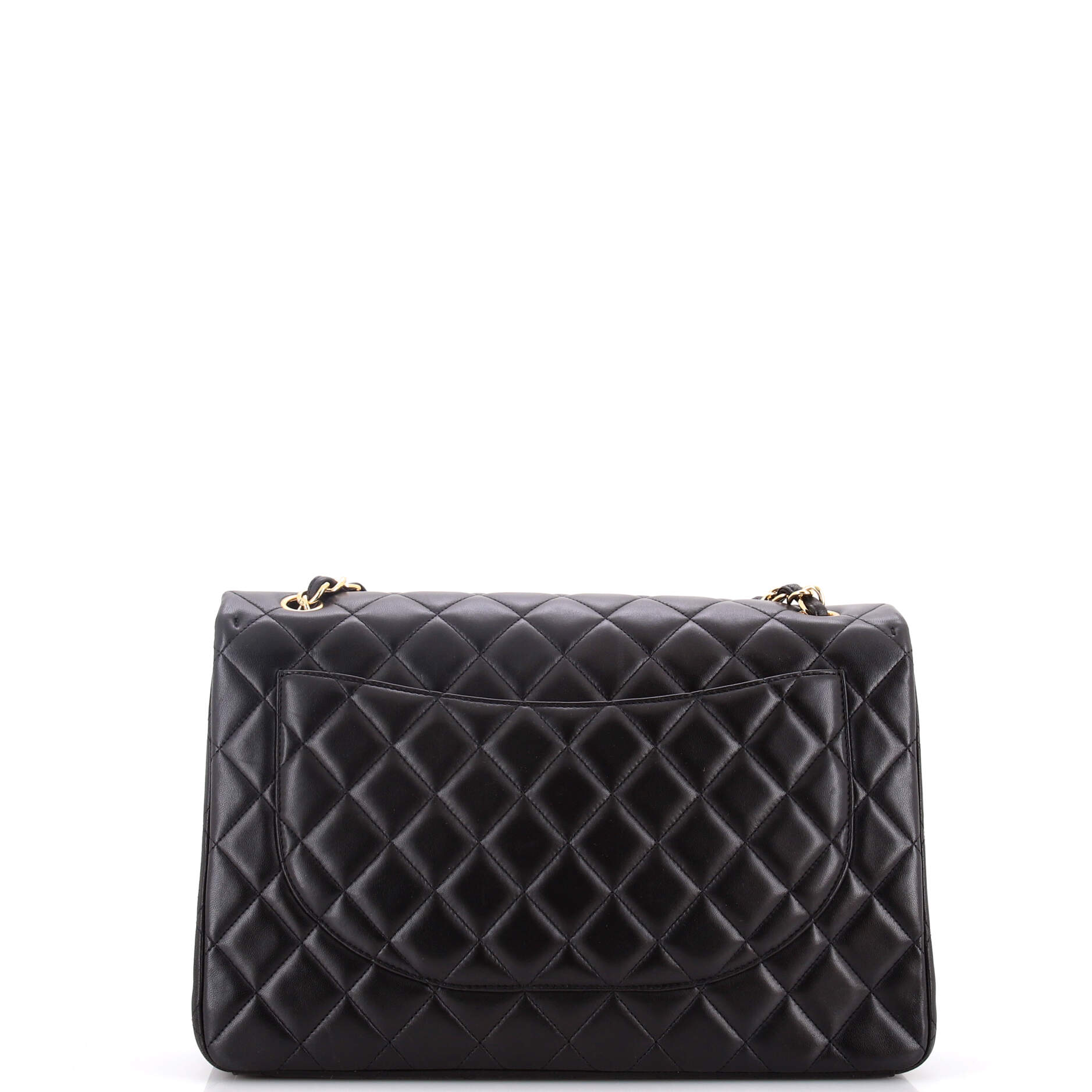 Classic Single Flap Bag Quilted Lambskin Maxi