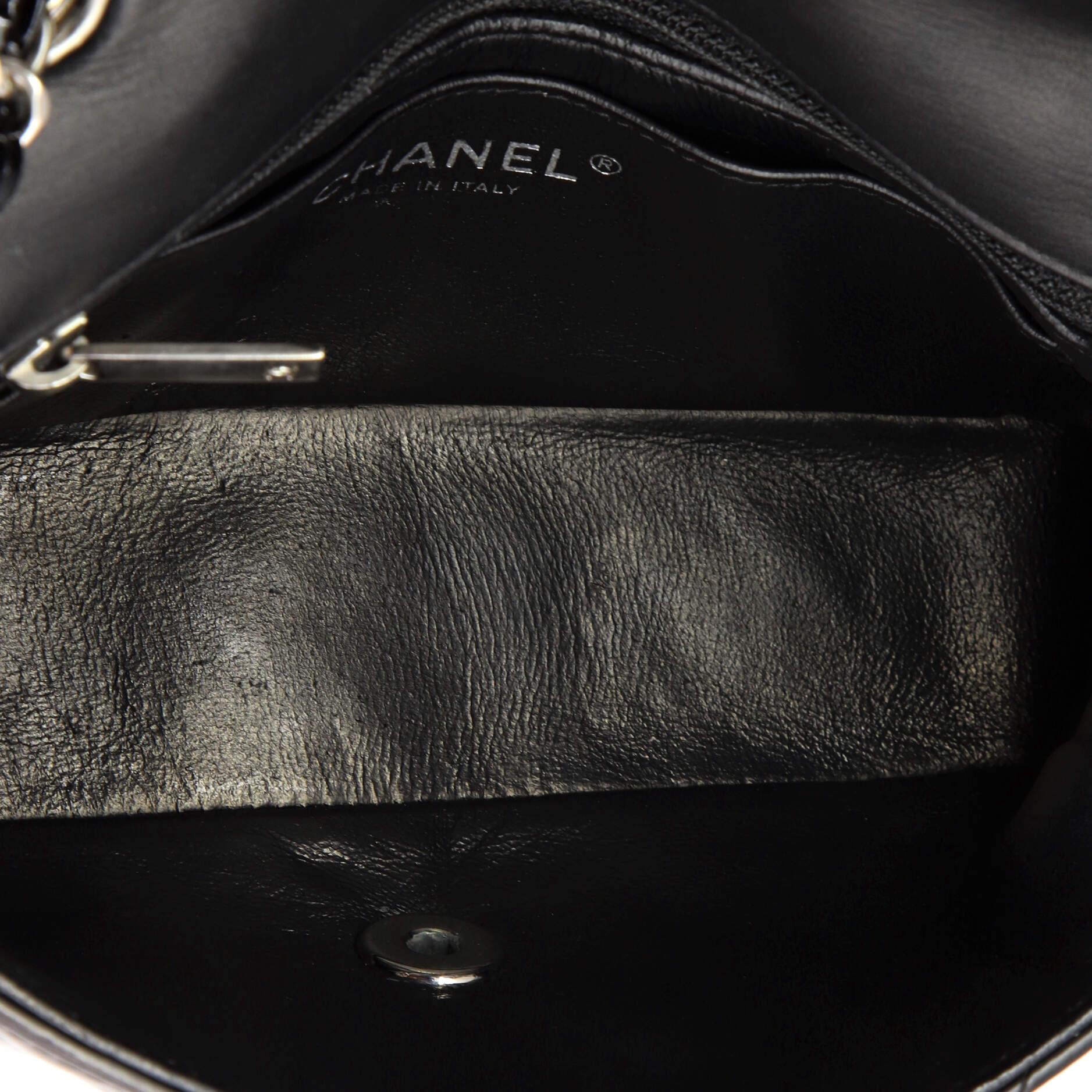 Classic Single Flap Bag Quilted Patent Mini