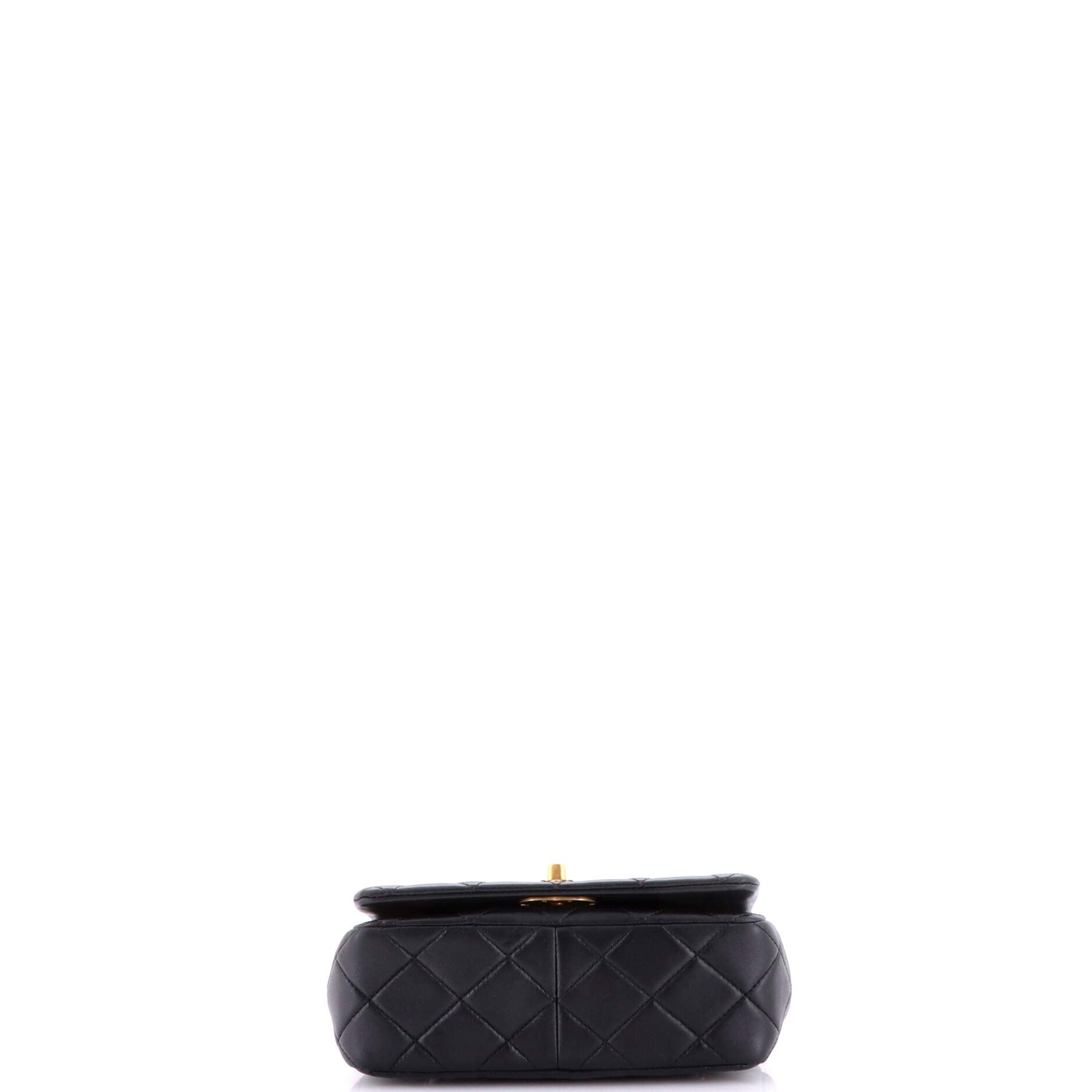 Chain Infinity Flap Bag Quilted Lambskin Mini