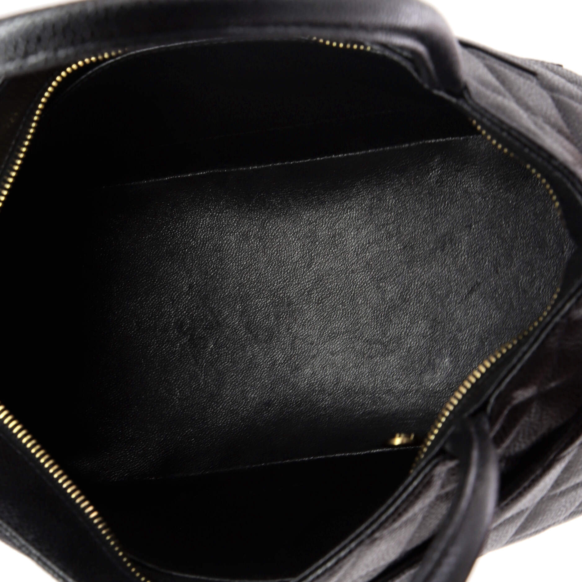 Medallion Tote Quilted Caviar