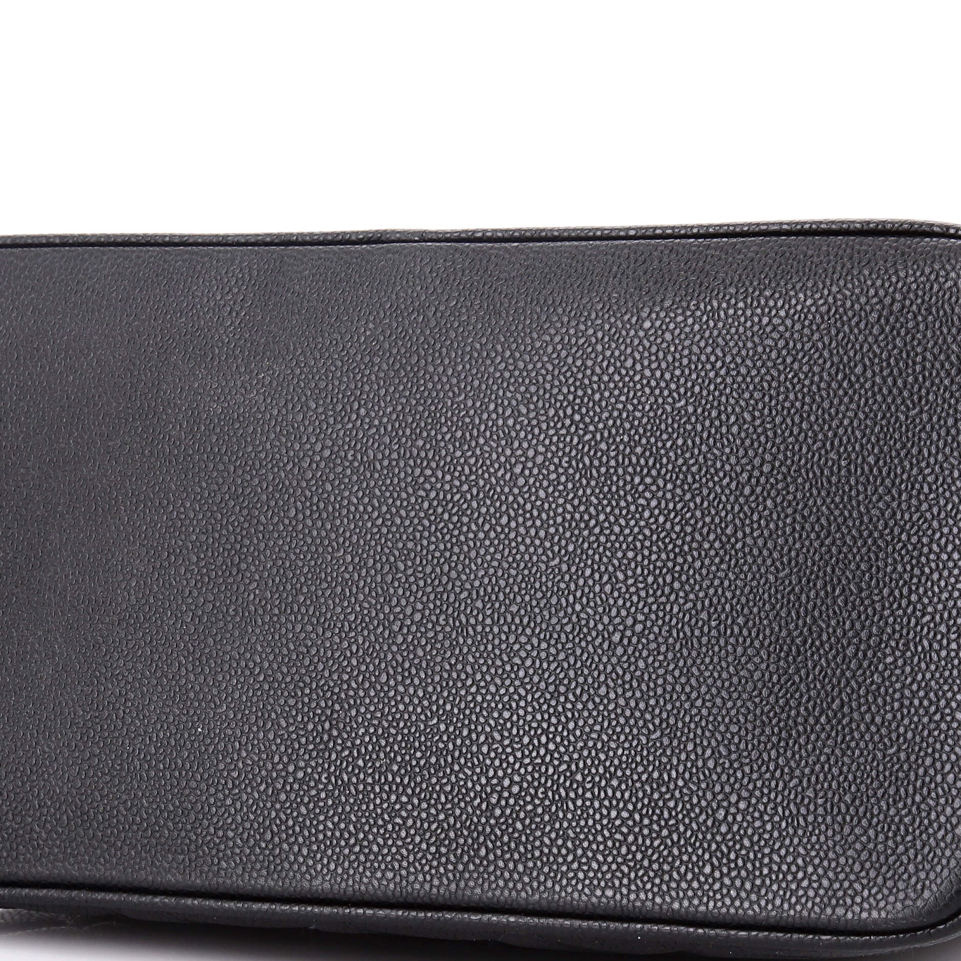 Medallion Tote Quilted Caviar