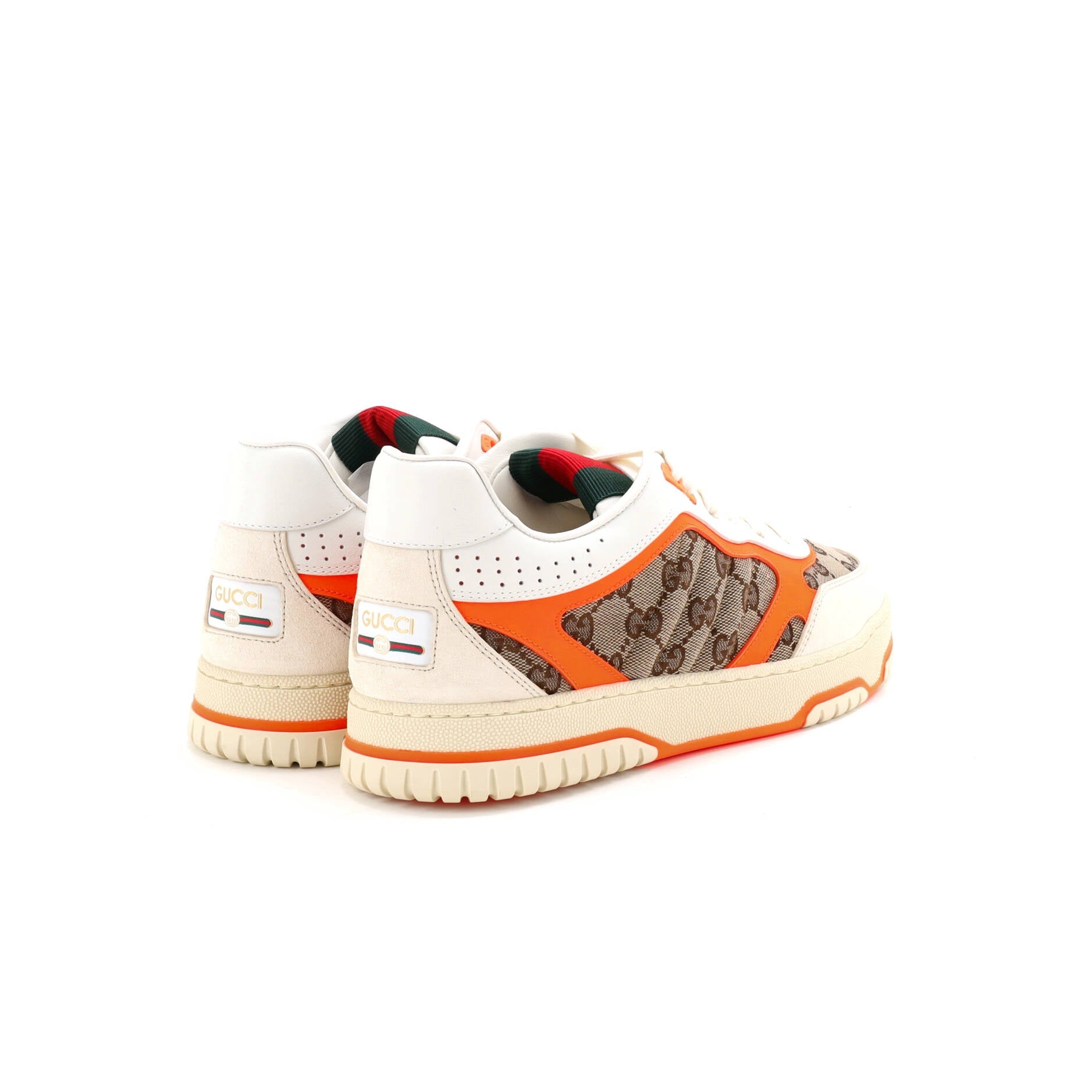 Re-Web Sneakers GG Canvas and Leather
