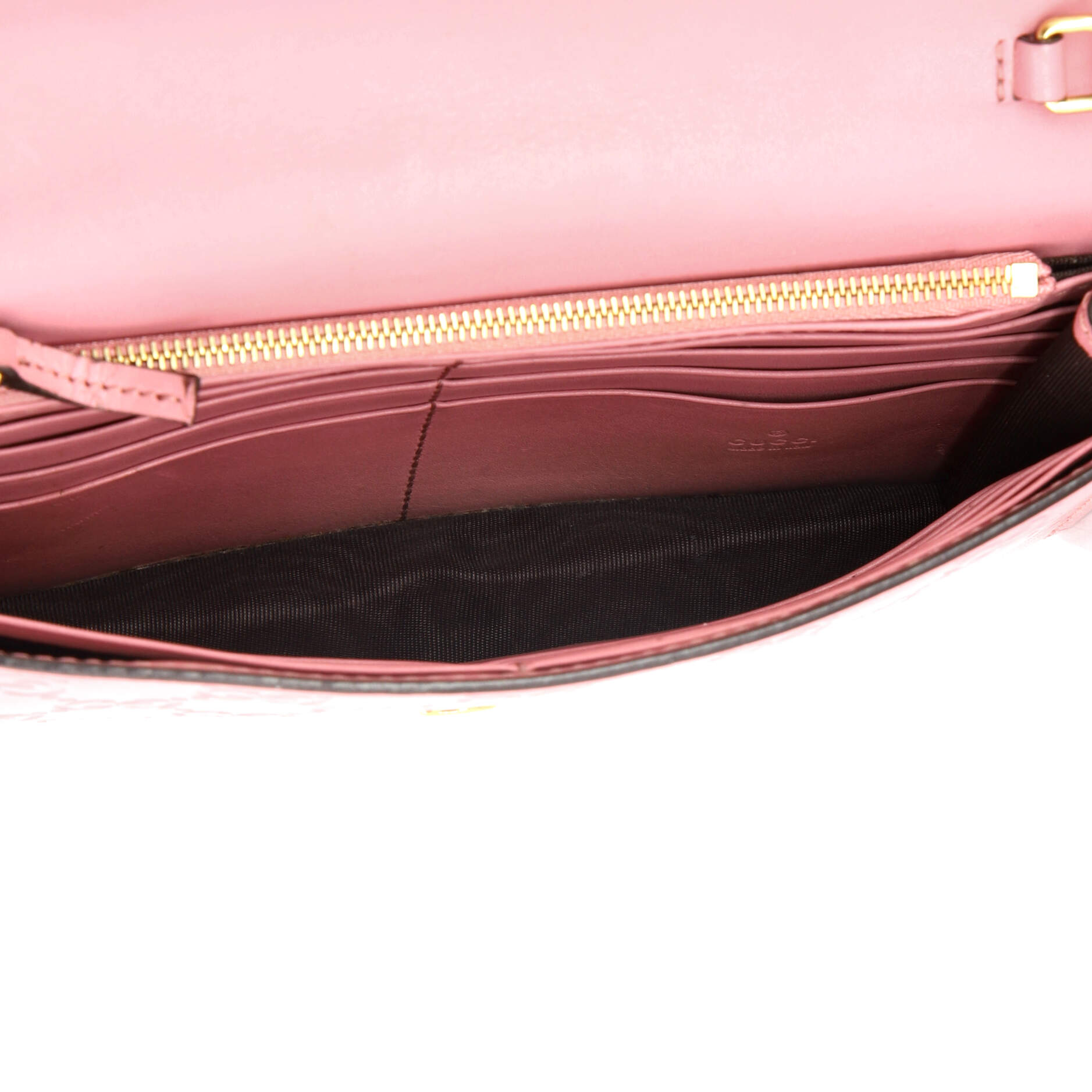 Icon Wallet on Chain Guccissima Leather