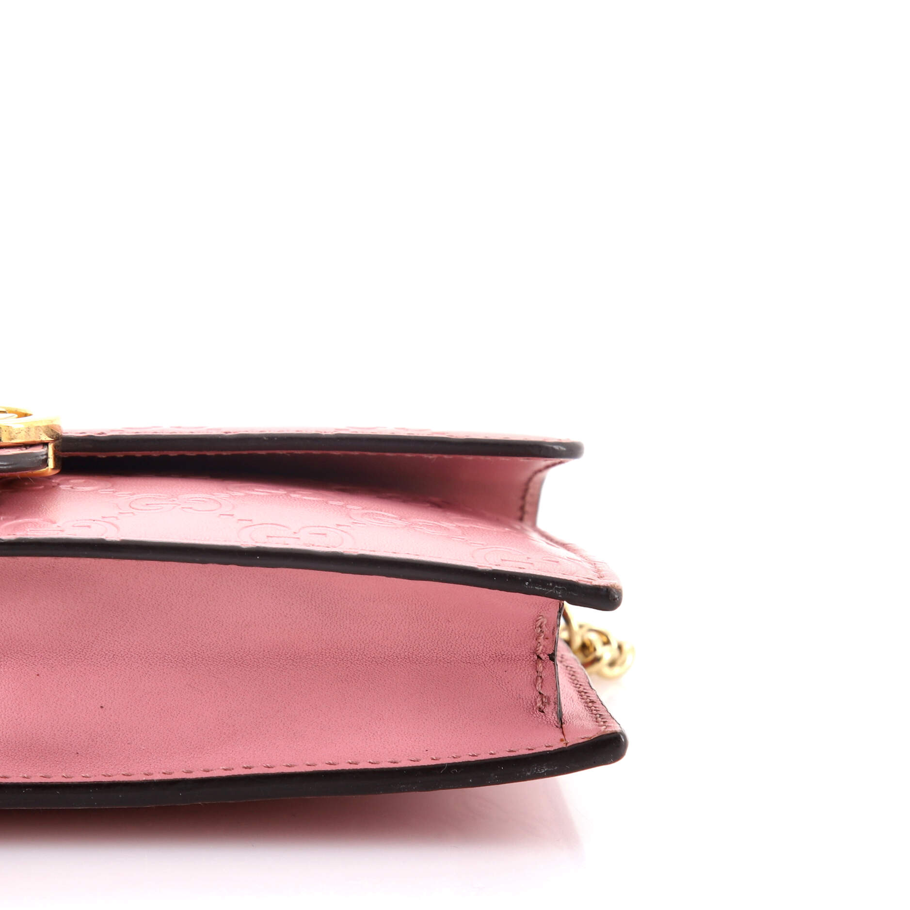 Icon Wallet on Chain Guccissima Leather