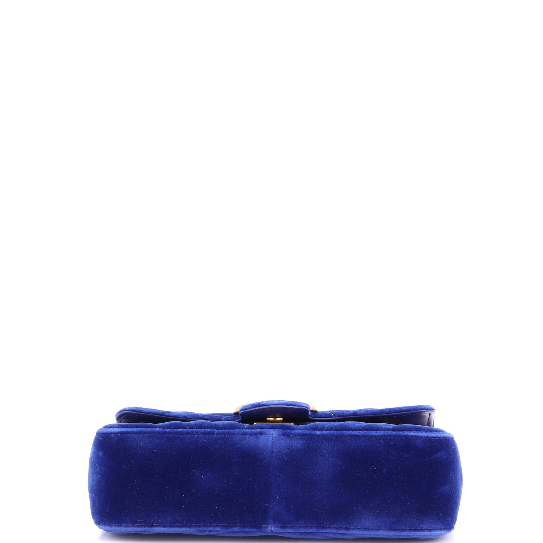 GG Marmont Flap Bag Matelasse Velvet Mini