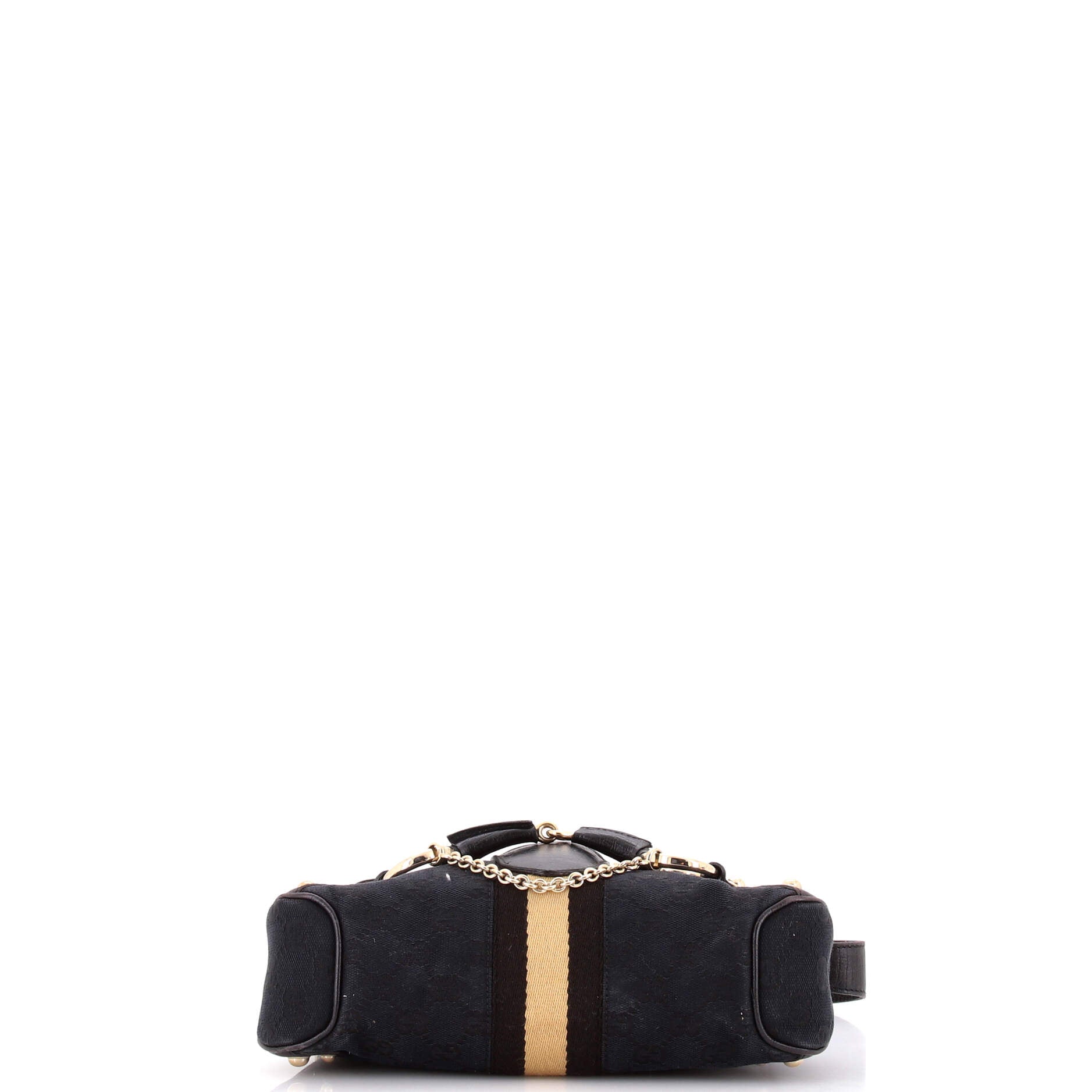 Horsebit Web Flap Shoulder Bag GG Canvas Mini
