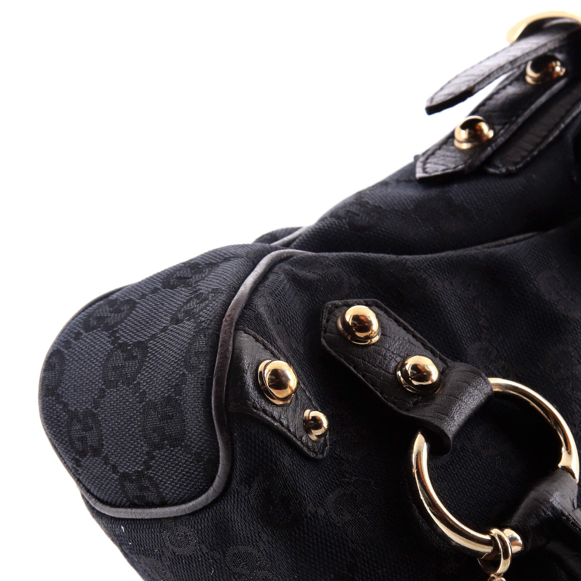Horsebit Web Flap Shoulder Bag GG Canvas Mini