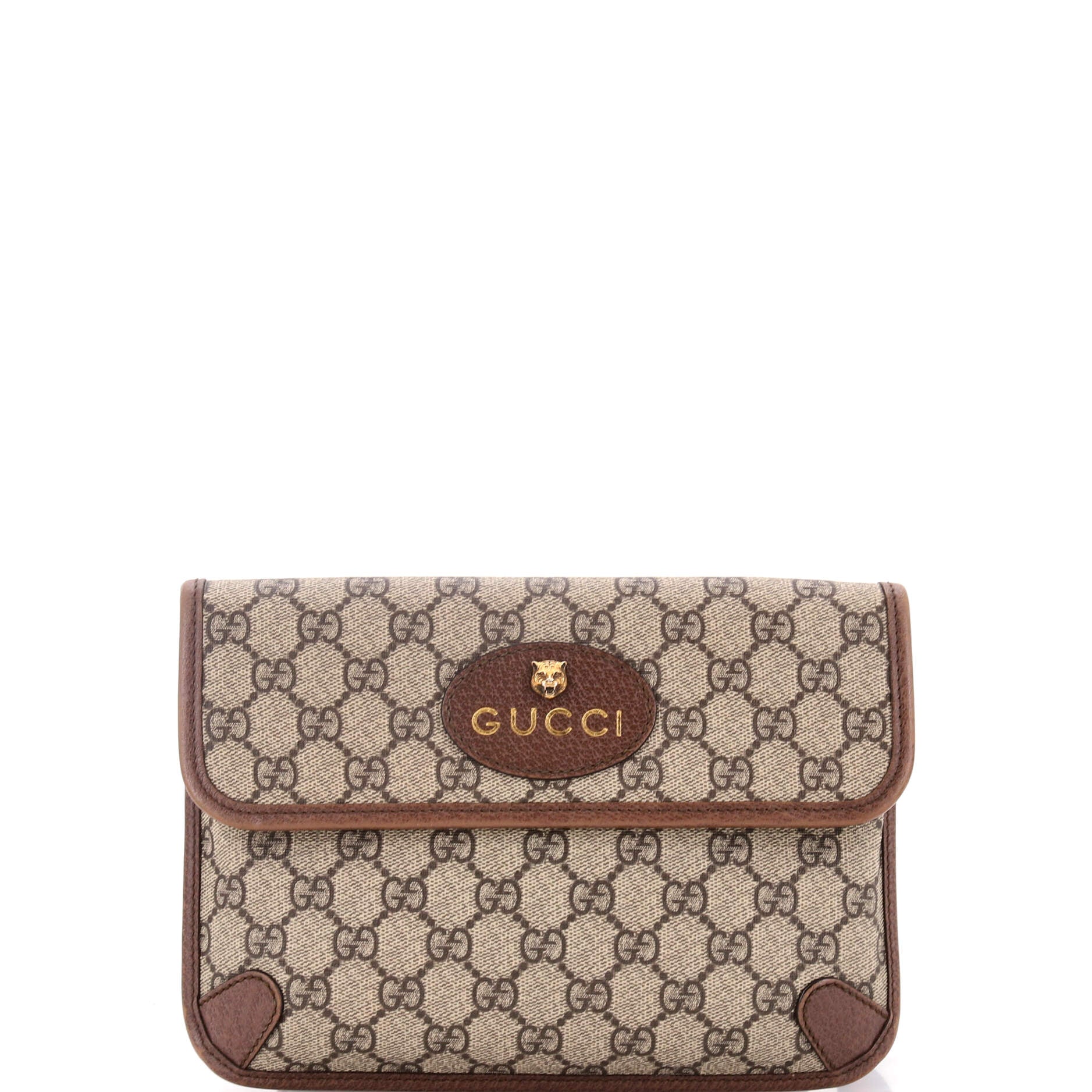 Neo Vintage Flap Belt Bag GG Coated Canvas