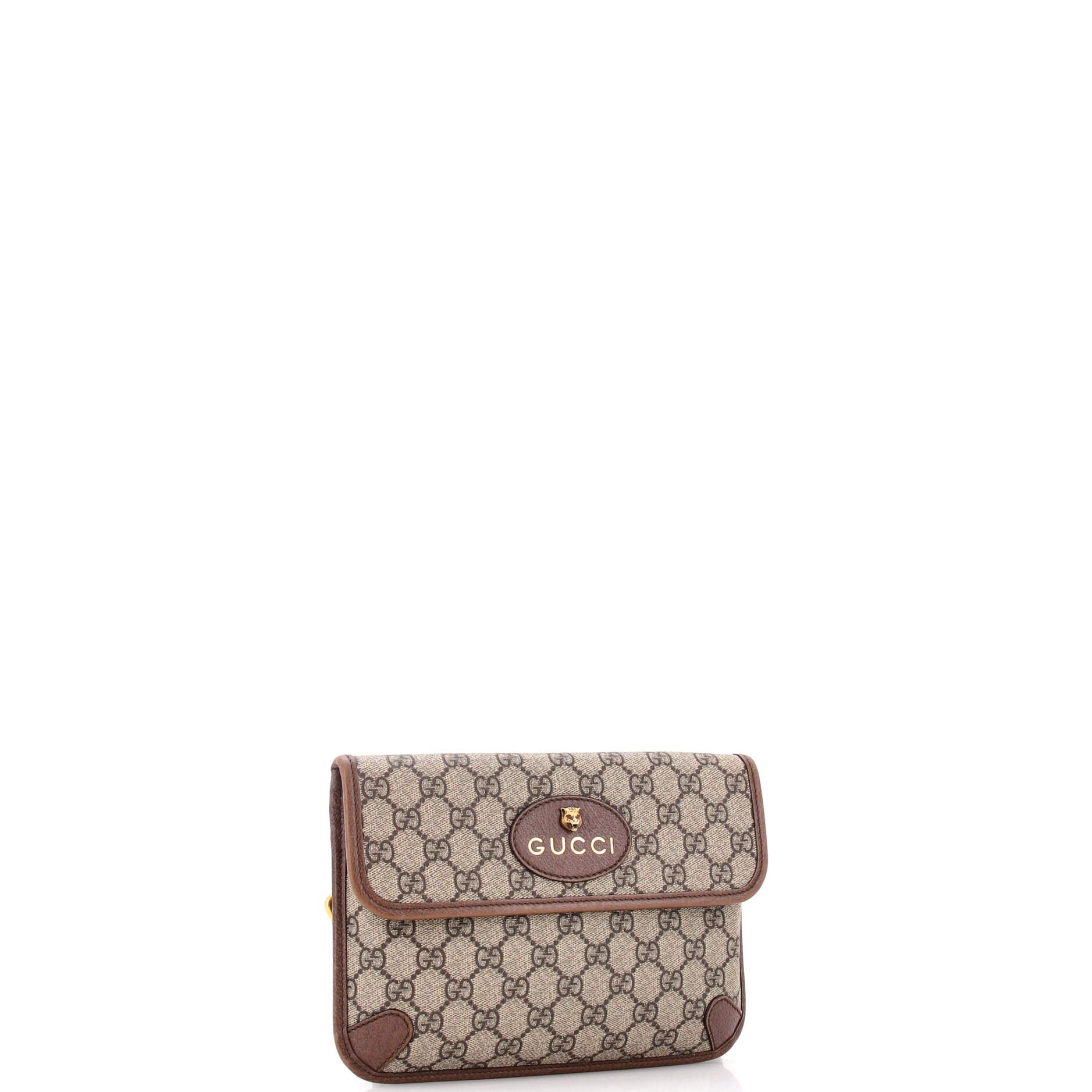 Neo Vintage Flap Belt Bag GG Coated Canvas
