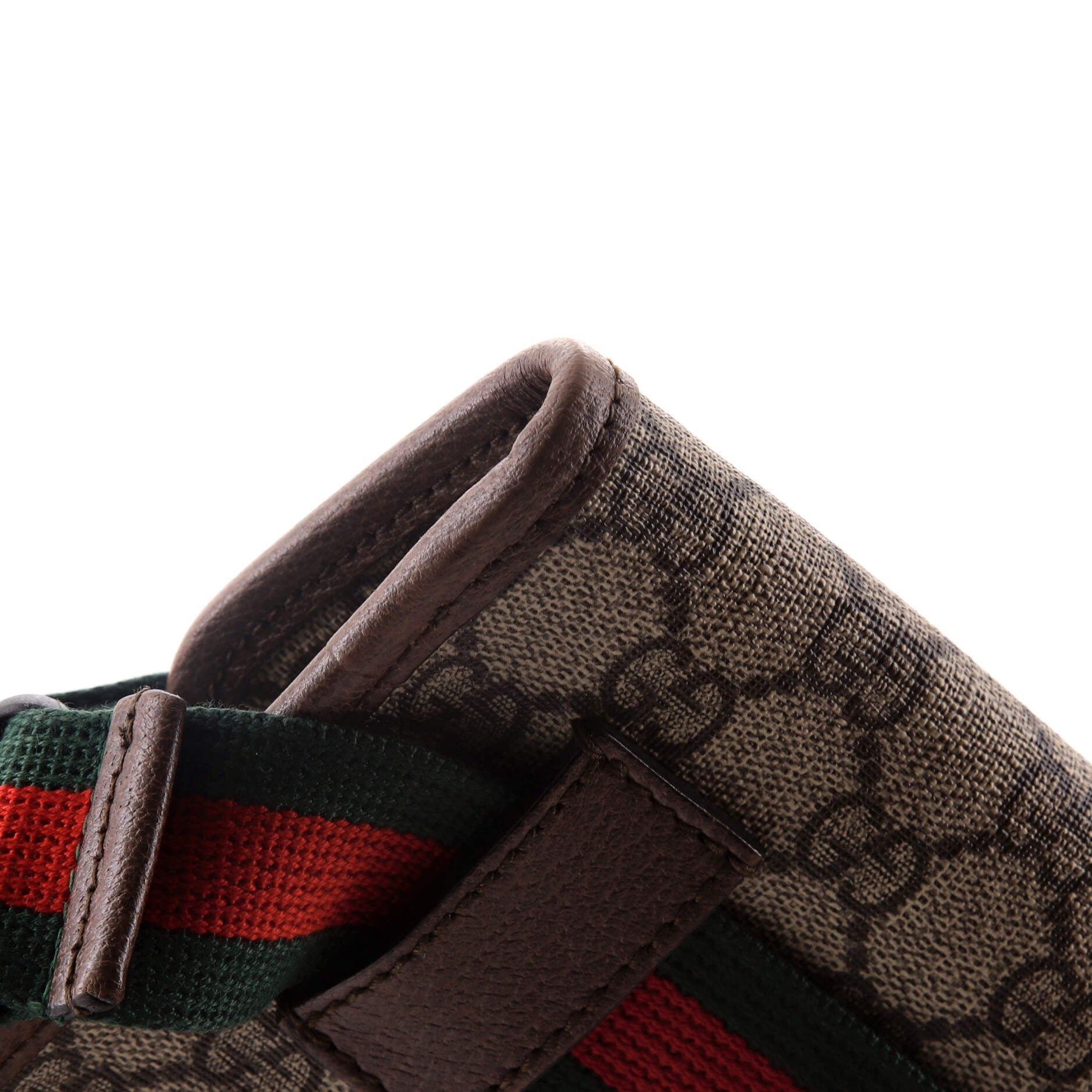 Neo Vintage Flap Belt Bag GG Coated Canvas