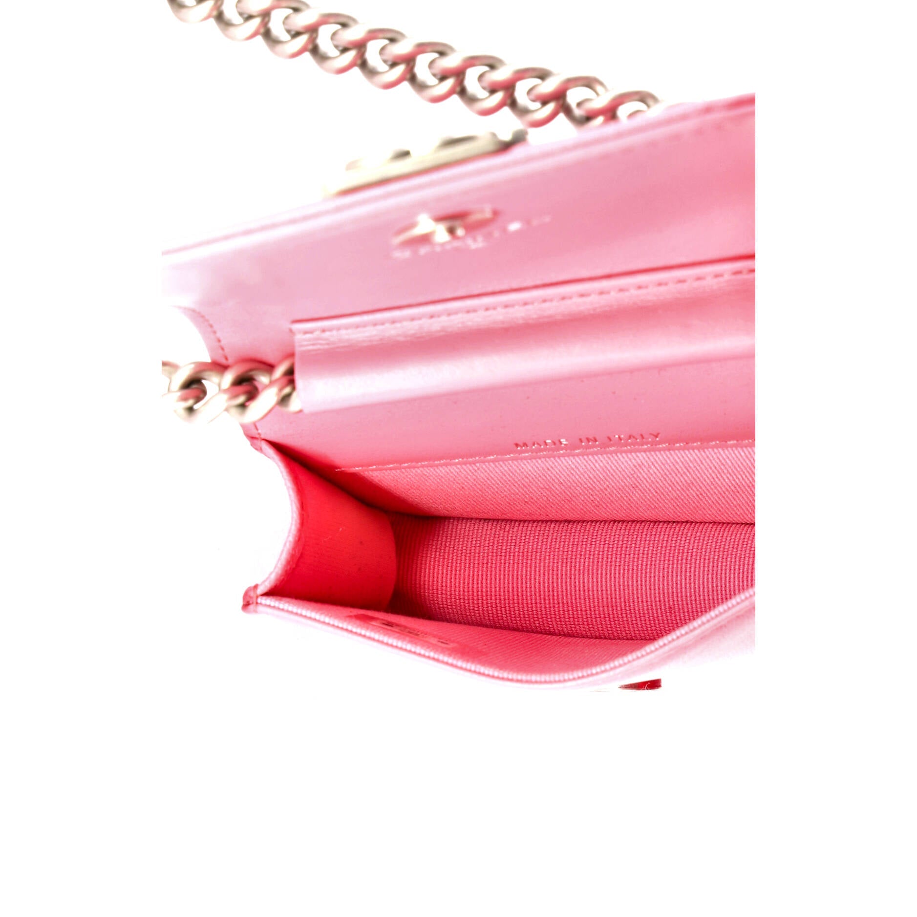 Boy Flap Chain Belt Bag Quilted Caviar