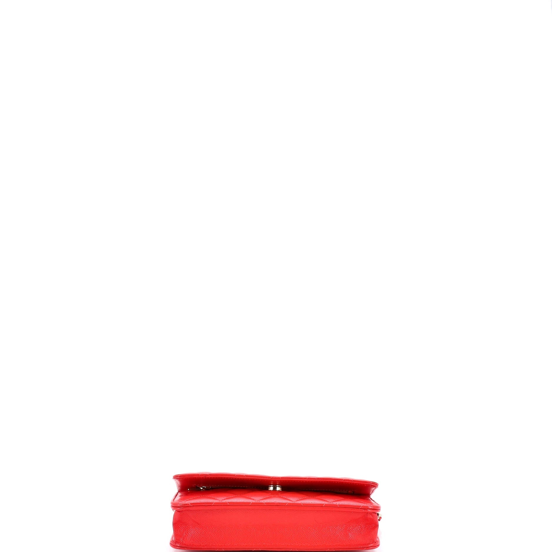 Wallet on Chain Quilted Caviar