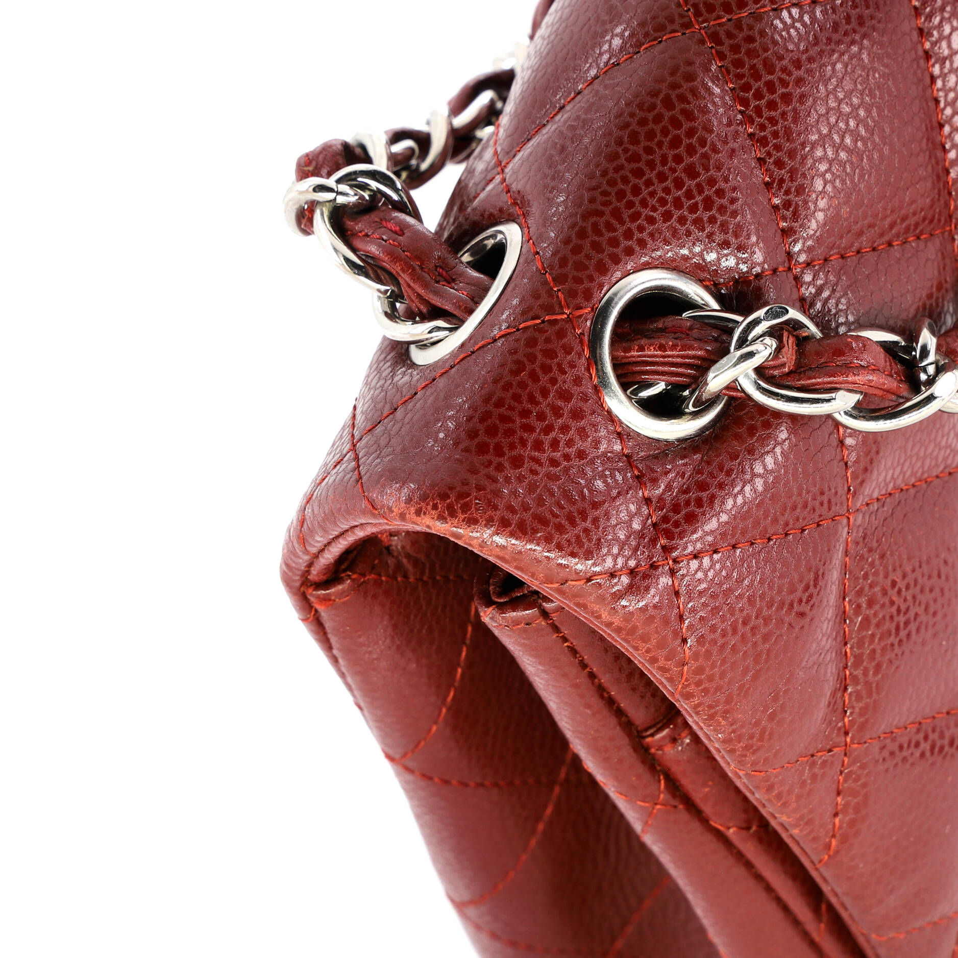 Classic Double Flap Bag Quilted Caviar Jumbo
