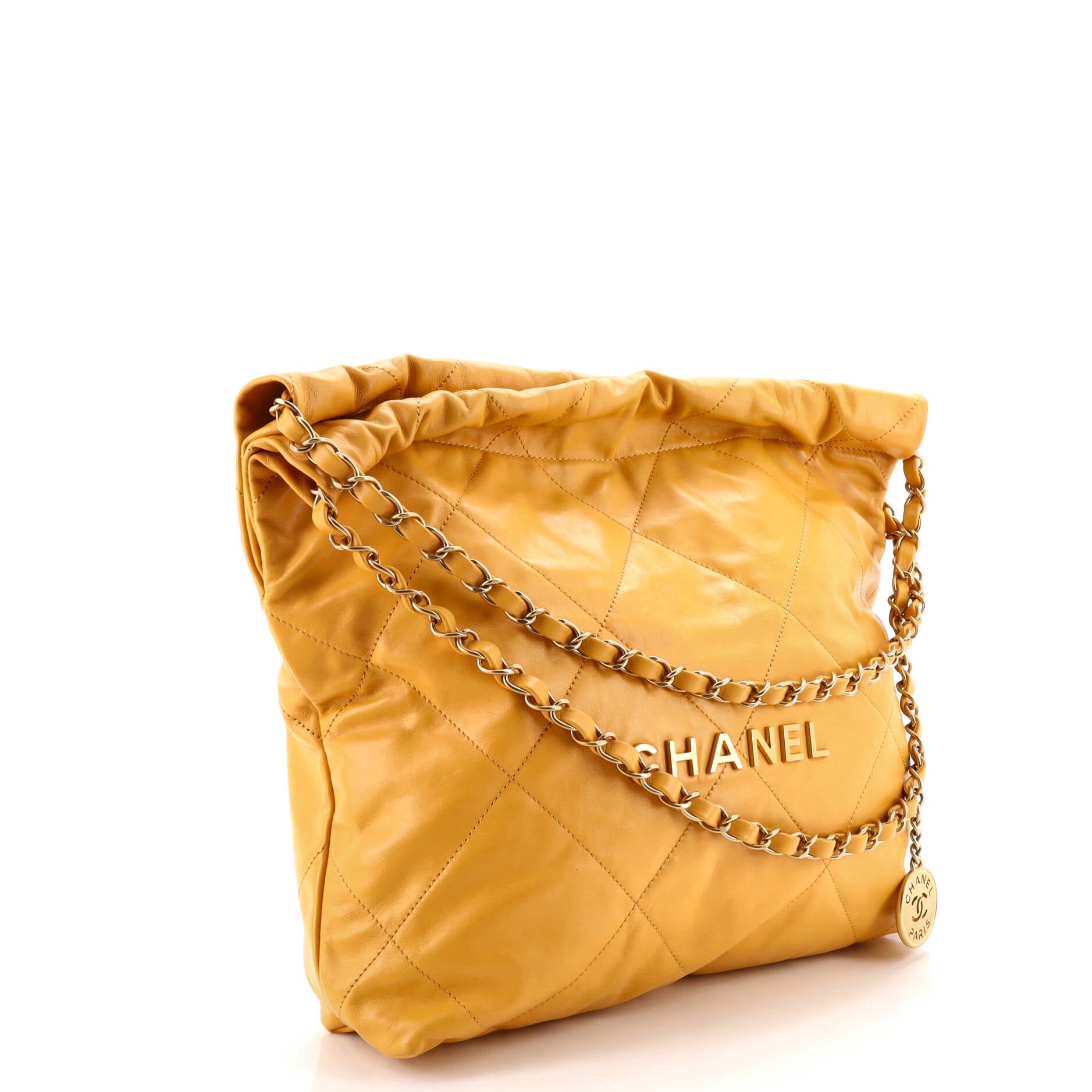 22 Chain Hobo Quilted Calfskin Small