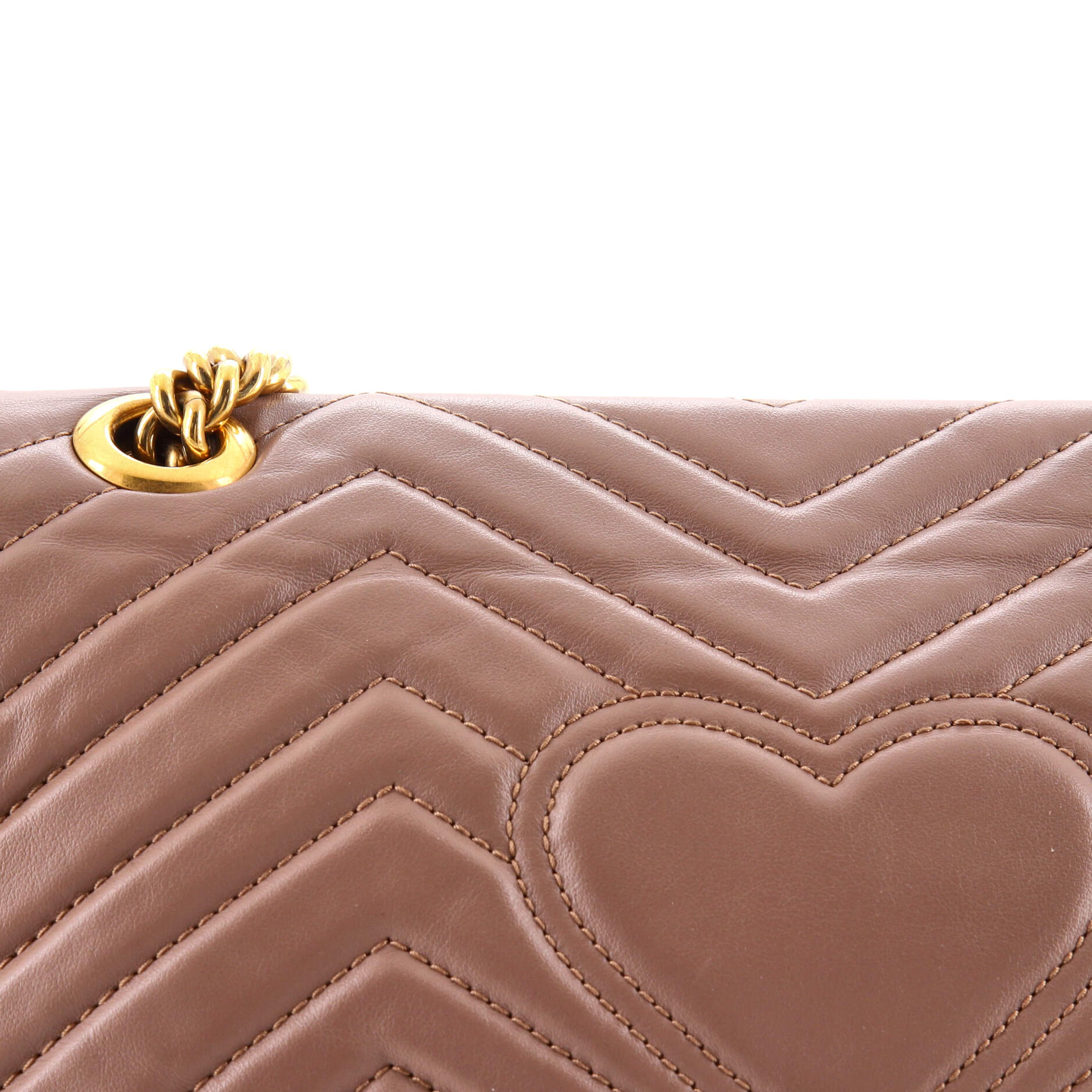 Queen Margaret Top Handle Bag GG Coated Canvas with Leather Small
