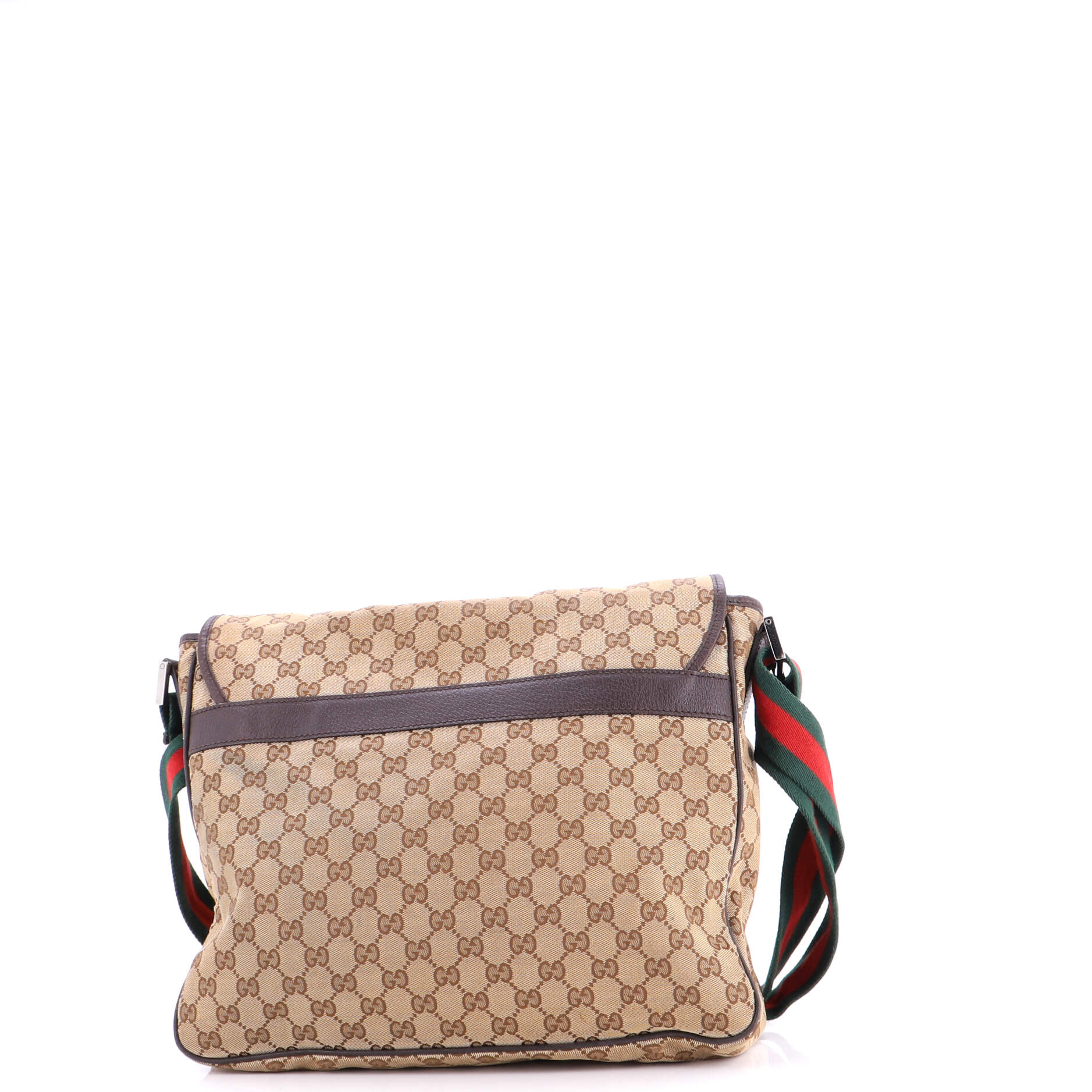 Web Strap Flap Messenger GG Canvas Medium