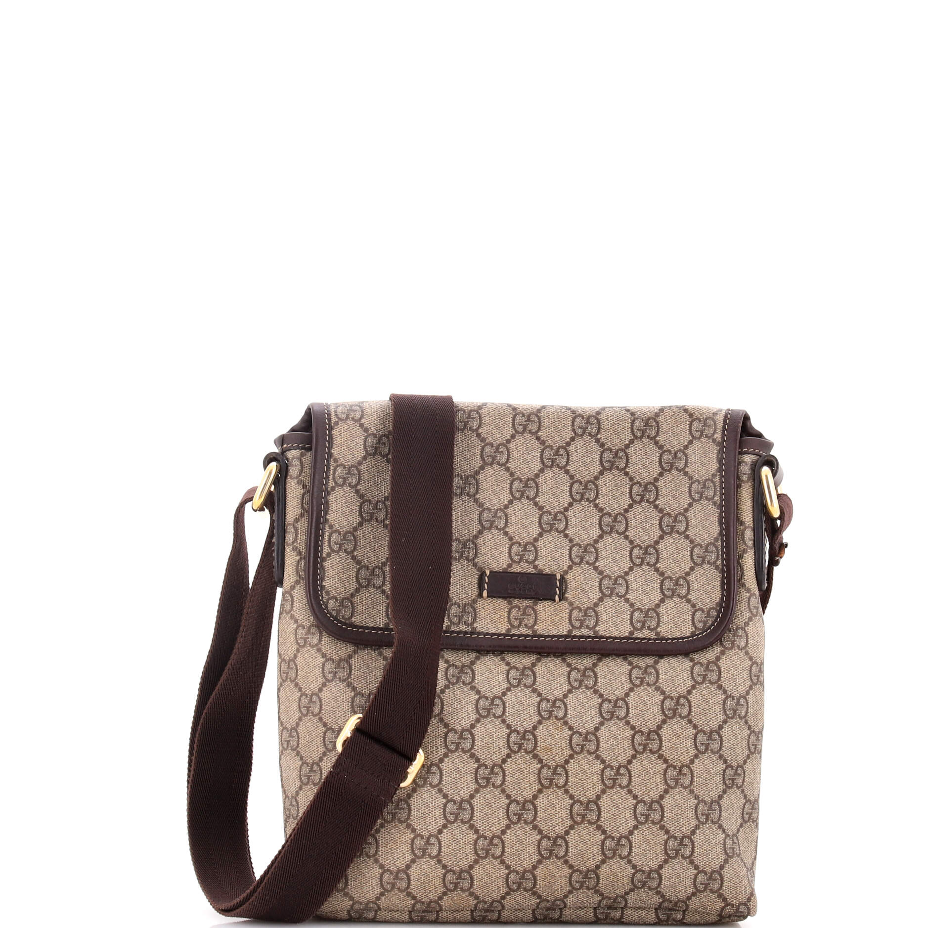 Flap Messenger GG Coated Canvas Small