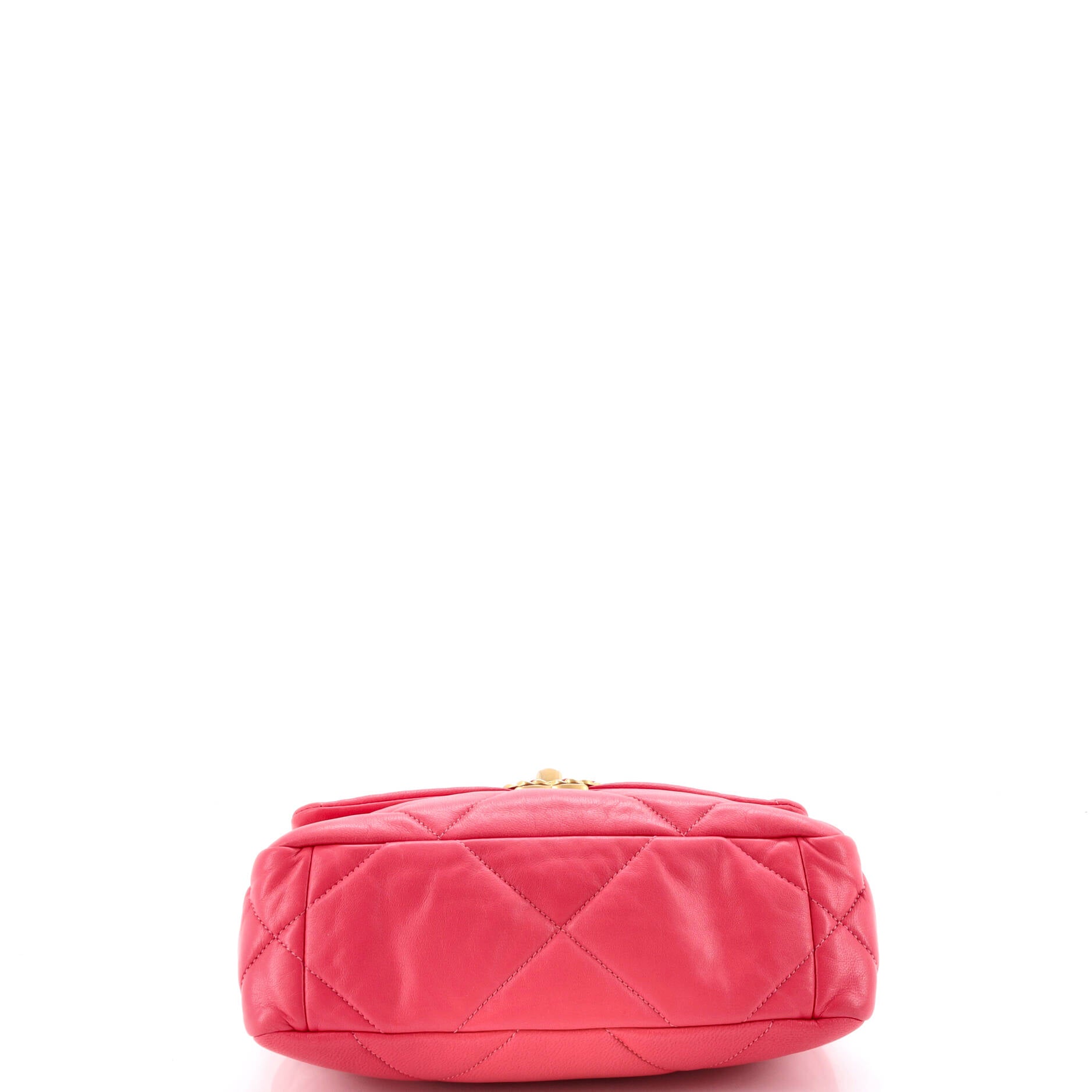 19 Flap Bag Quilted Leather Medium