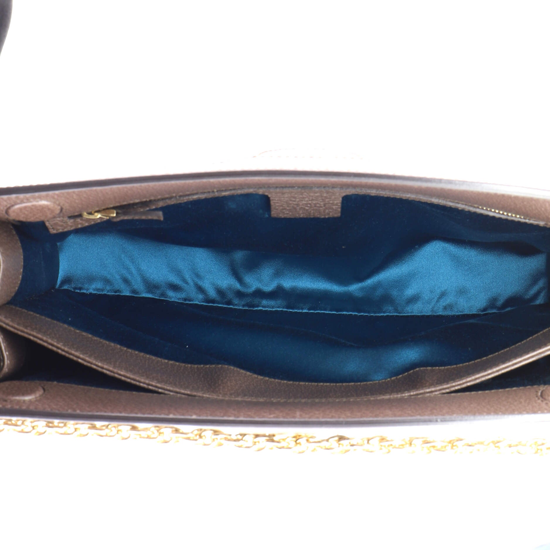 Ophidia Chain Shoulder Bag GG Coated Canvas Medium