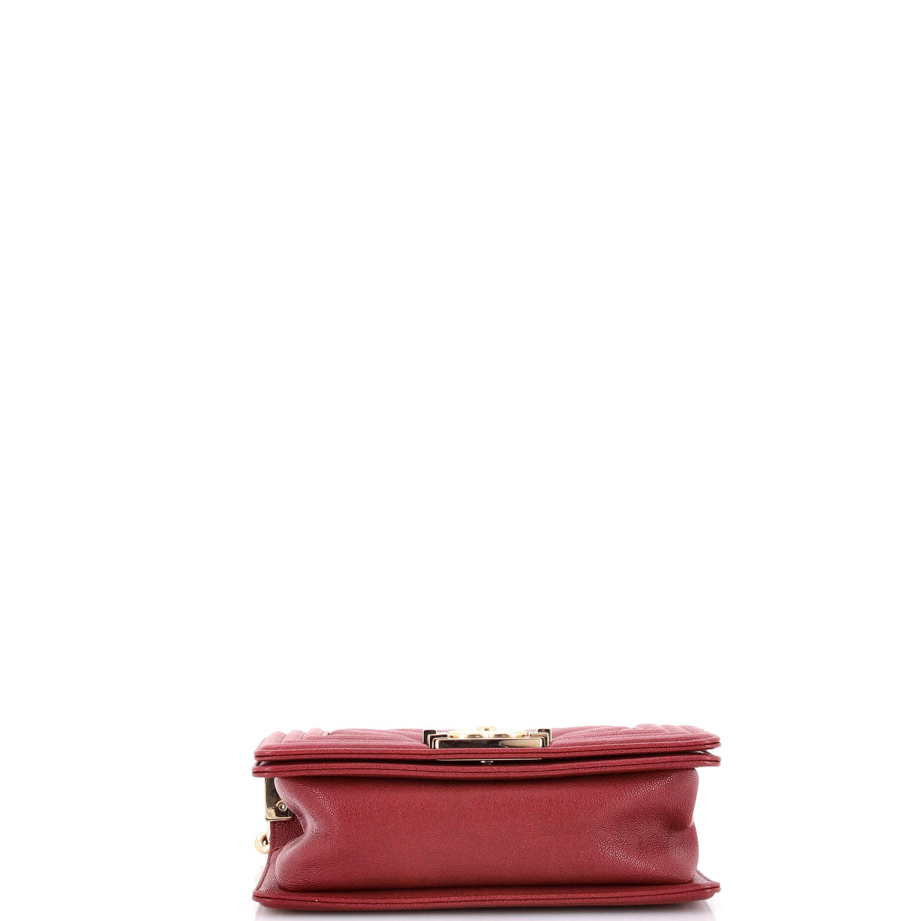 Boy Flap Bag Chevron Caviar Small