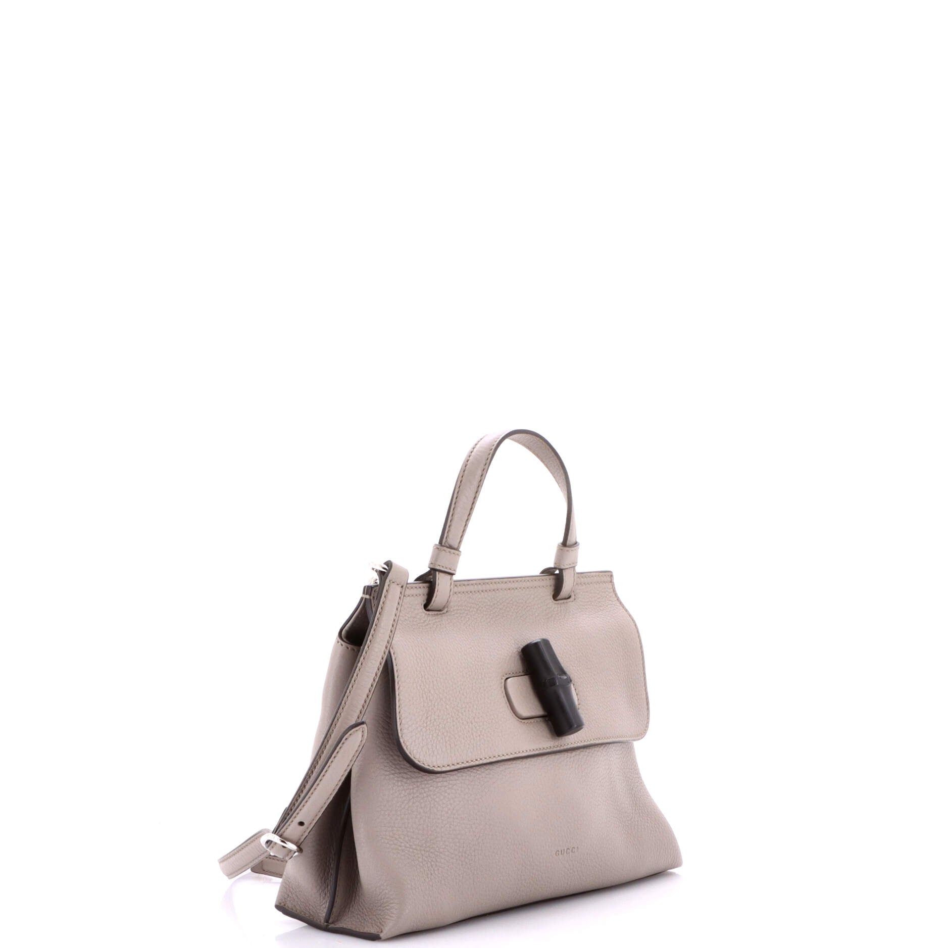 Bamboo Daily Top Handle Bag Leather Small