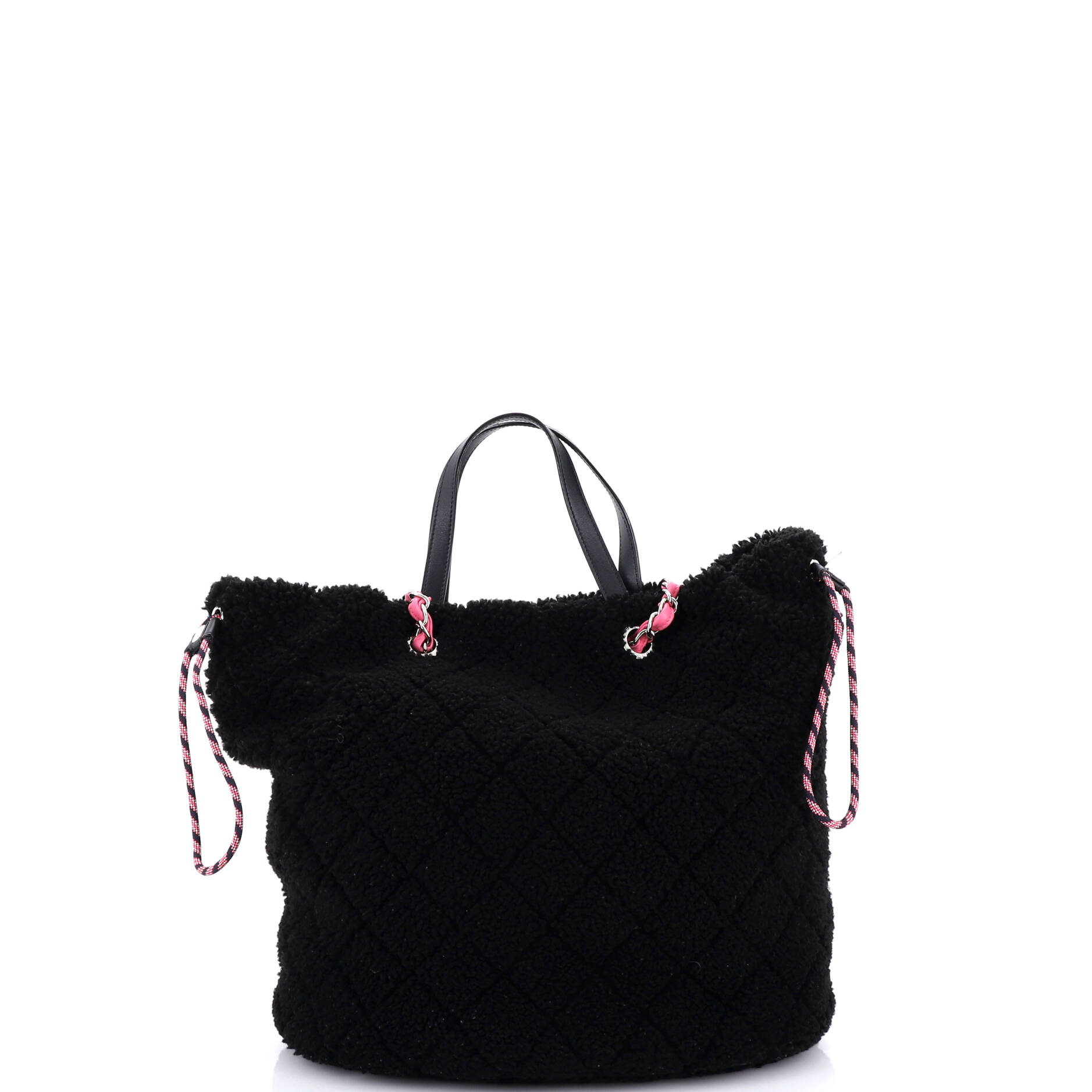 Coco Neige Shopping Tote Quilted Shearling Large