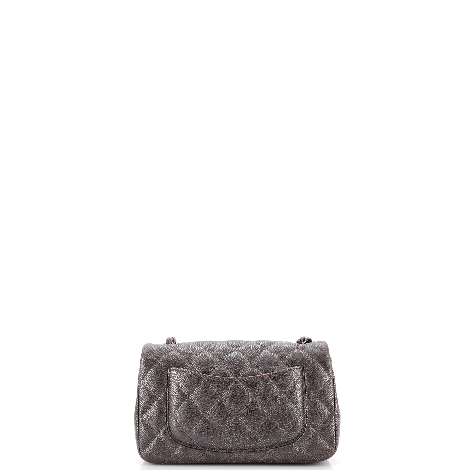 Classic Single Flap Bag Quilted Caviar Mini