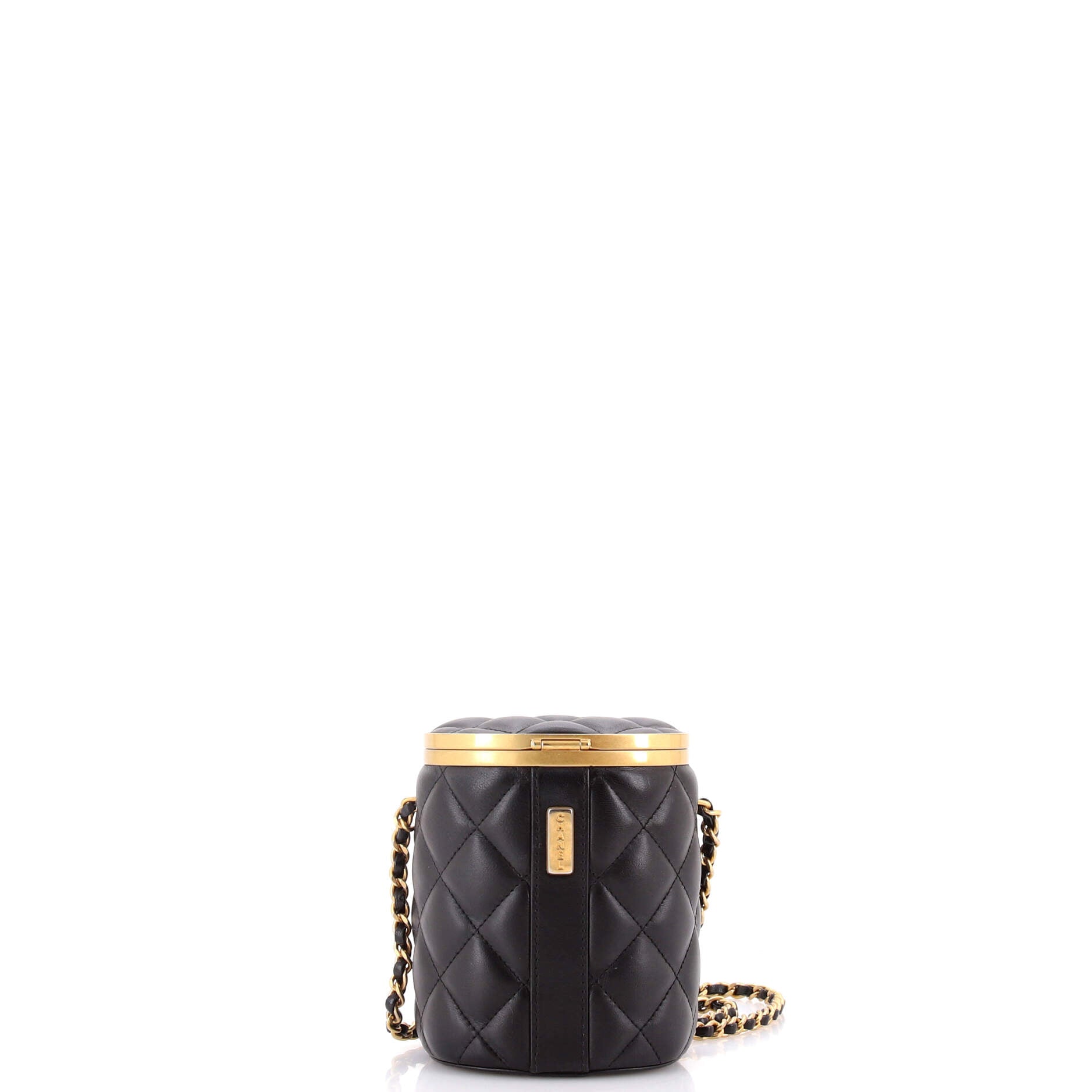 Crown Box Vanity Bag Quilted Lambskin Mini