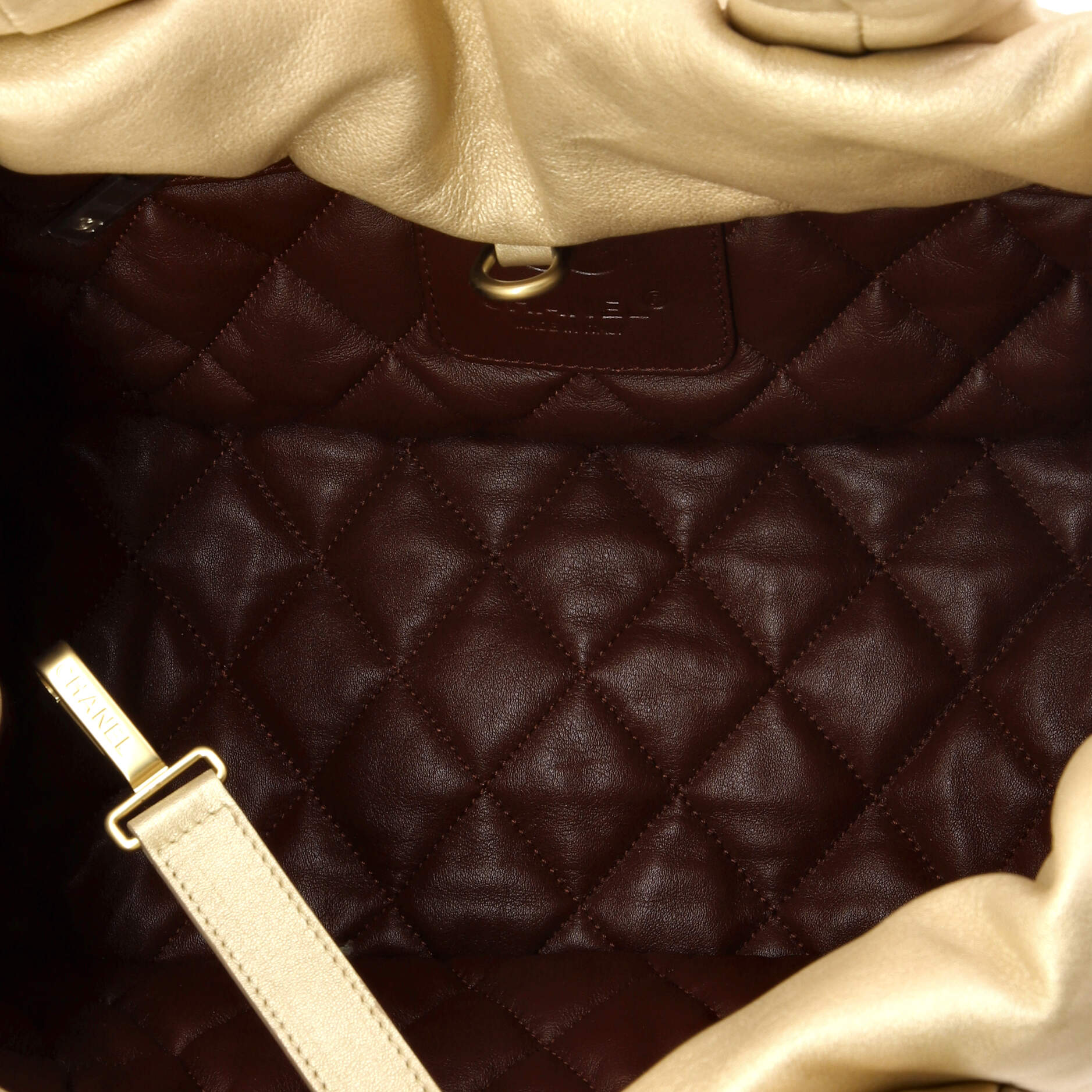 Coco Cocoon Reversible Tote Quilted Lambskin Small
