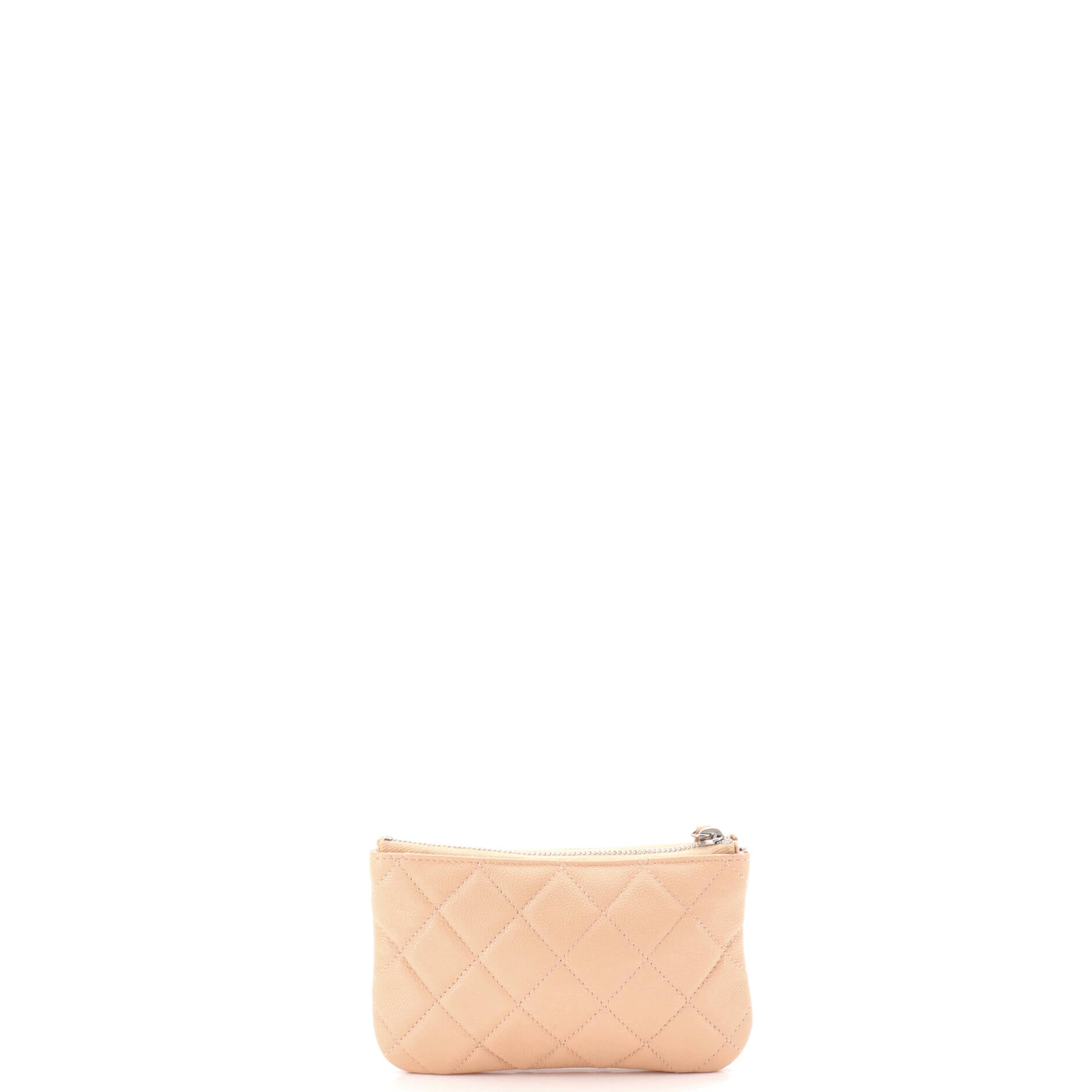 Classic O Case Pouch Quilted Caviar Mini