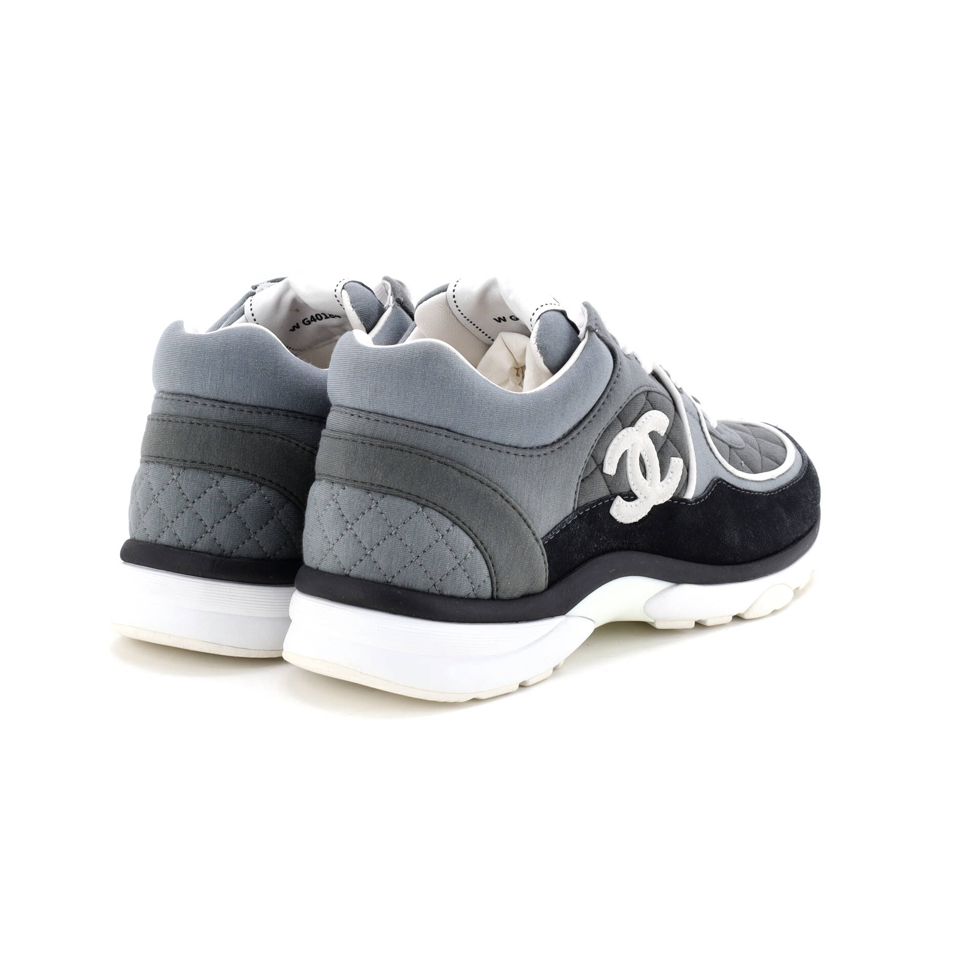 Women's CC All Over Print Low-Top Sneakers Suede